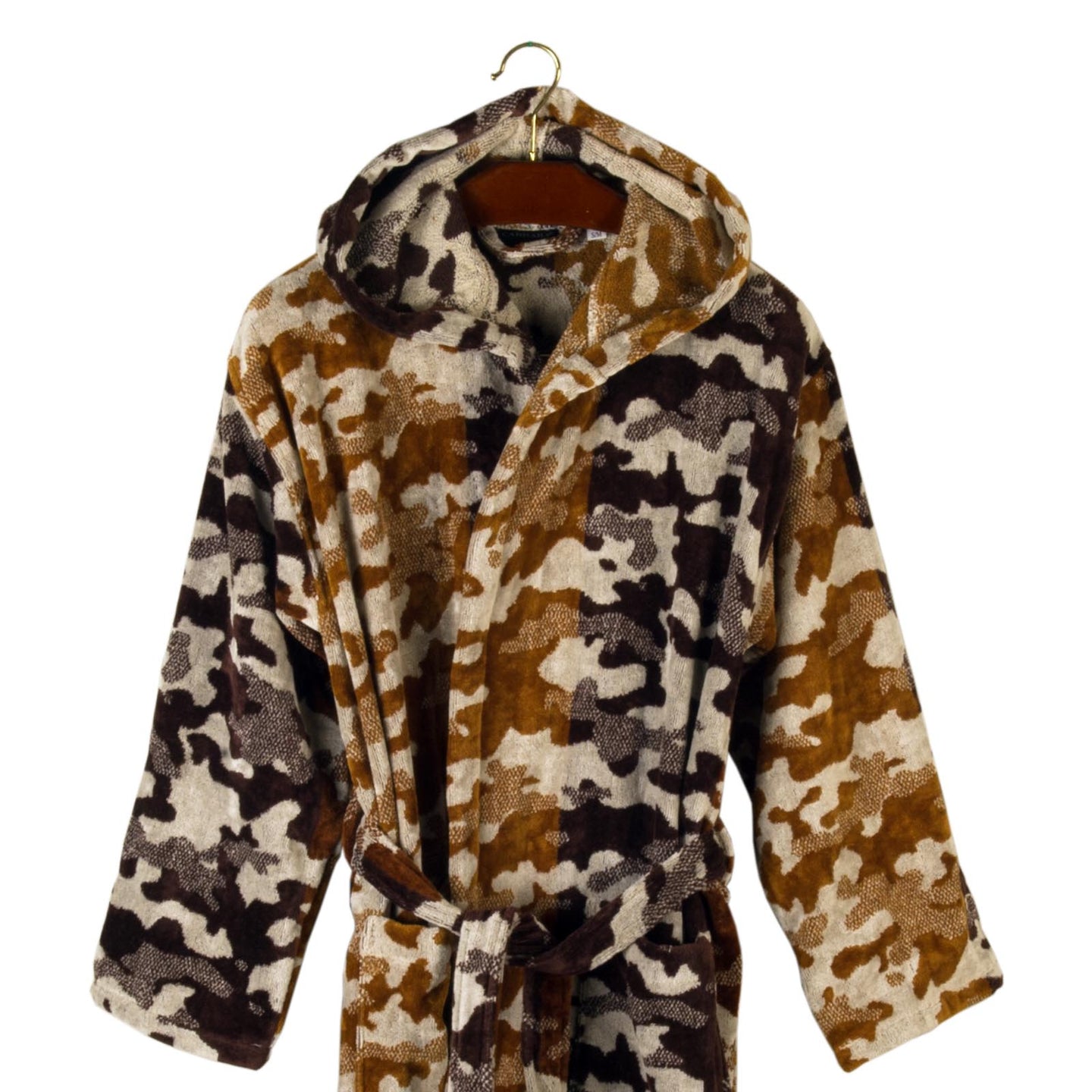 Accappatoio con Cappuccio Carrara Claude Moderno in Cotone