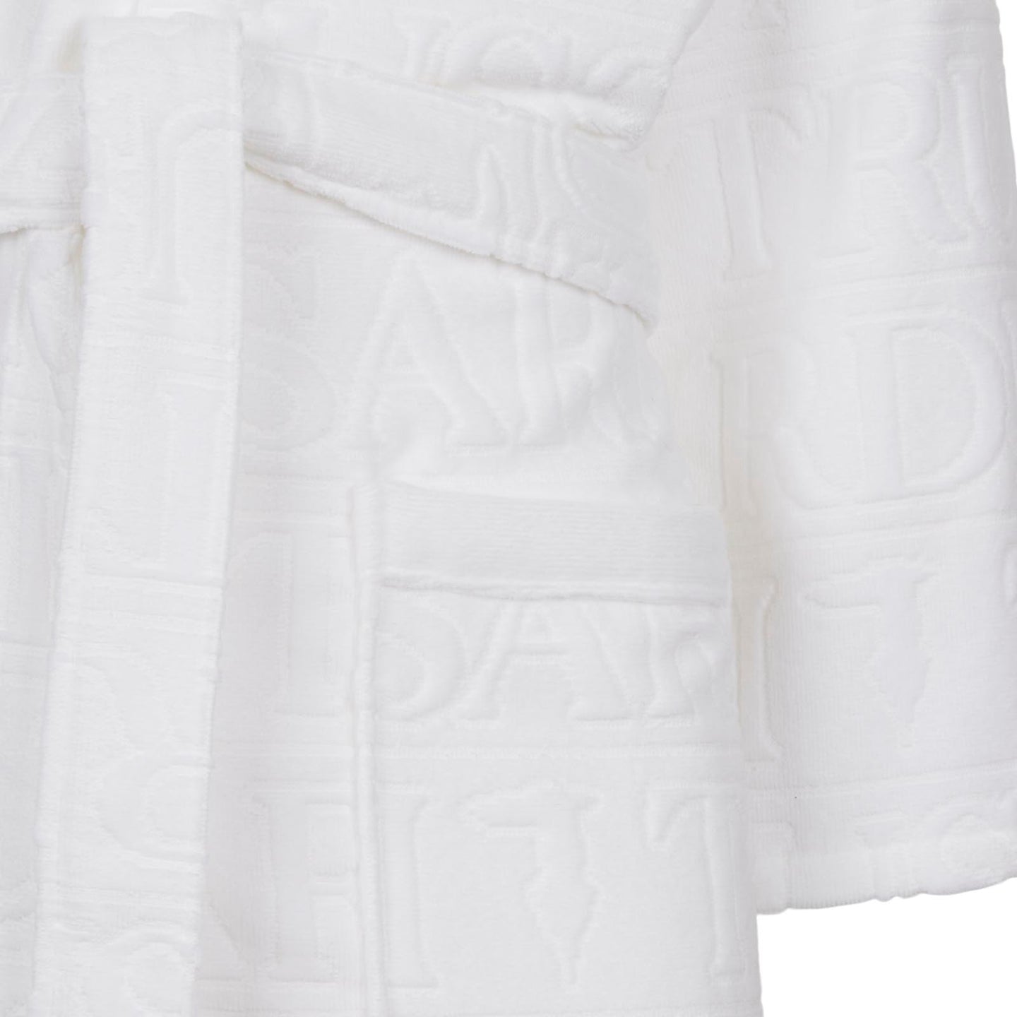 Accappatoio con Cappuccio Trussardi Overlogo Moderno in Spugna