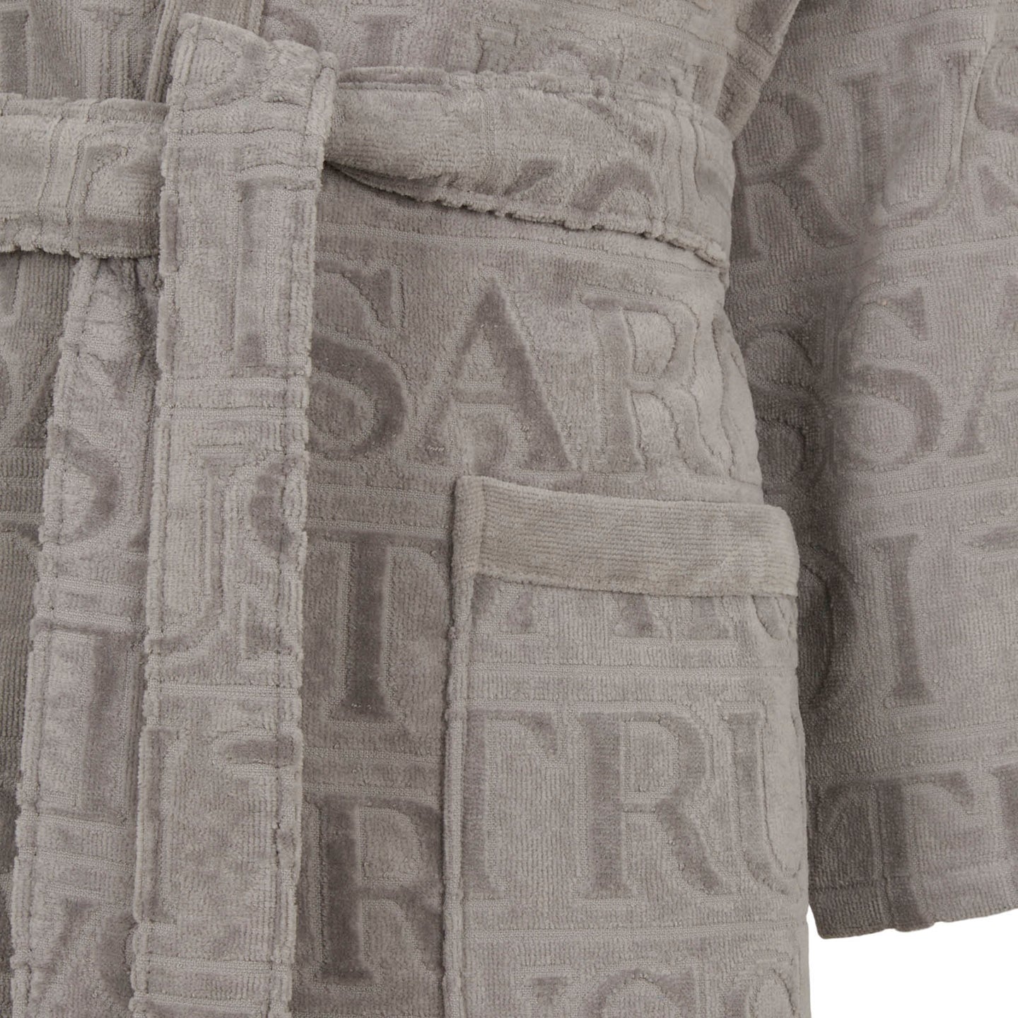 Accappatoio con Cappuccio Trussardi Overlogo Moderno in Spugna