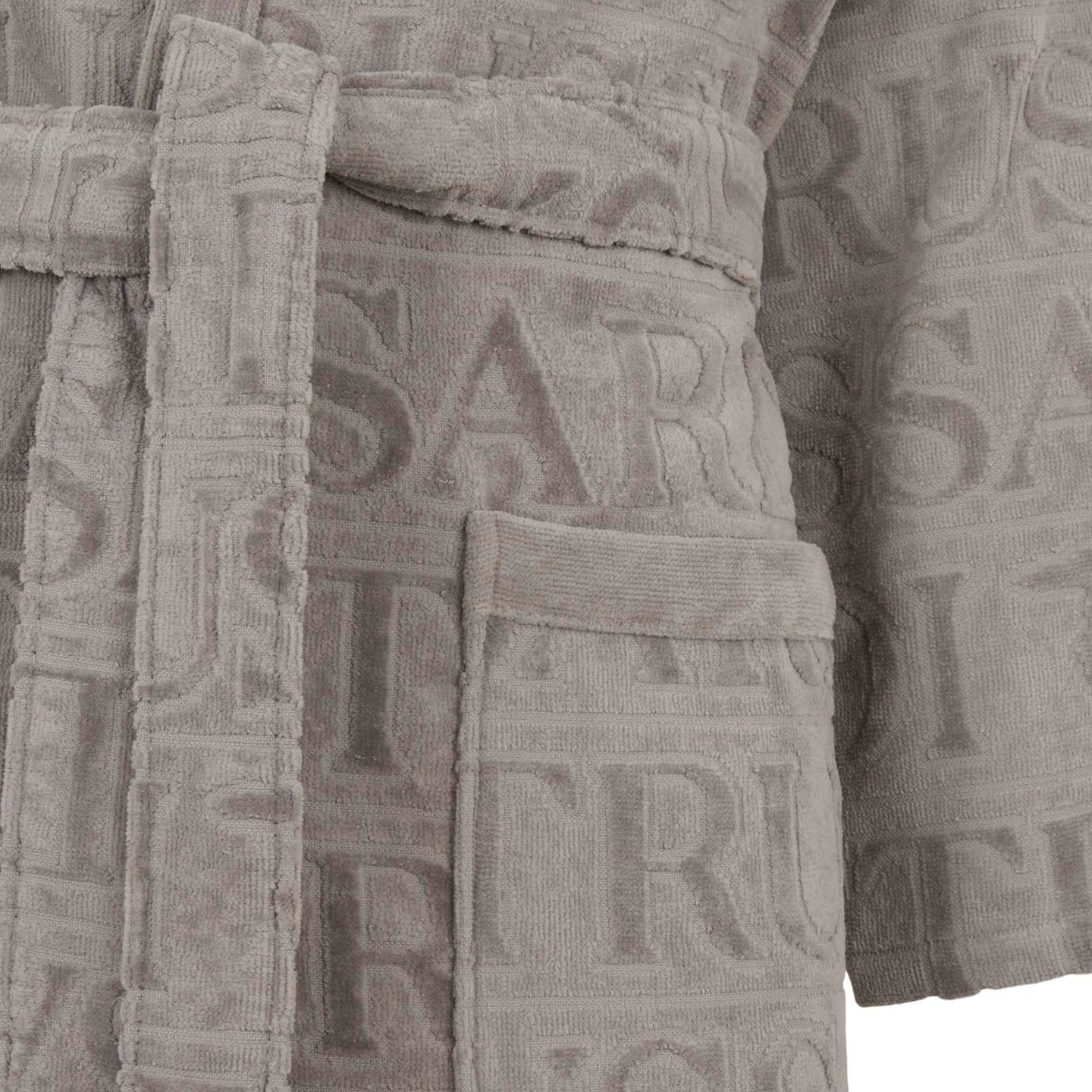 Accappatoio con Cappuccio Trussardi Overlogo Moderno in Spugna