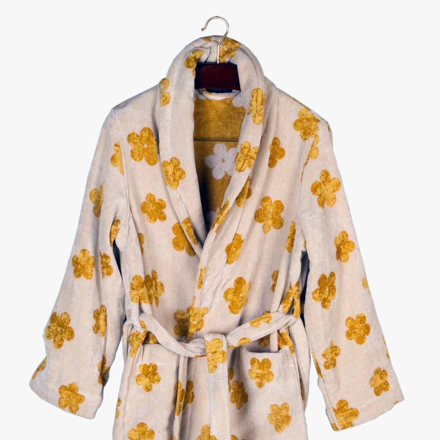 Accappatoio con Cappuccio Carrara Urbino-gold Moderno in Spugna