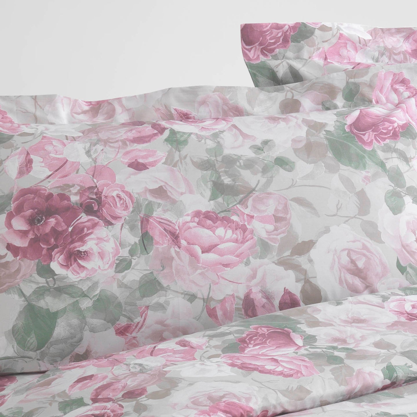 Completo Copripiumino Emporium Limoges Floreale in Percalle