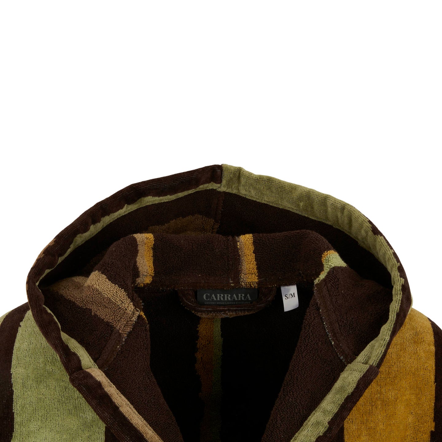 Accappatoio con Cappuccio Carrara Amorgos Moderno in Spugna