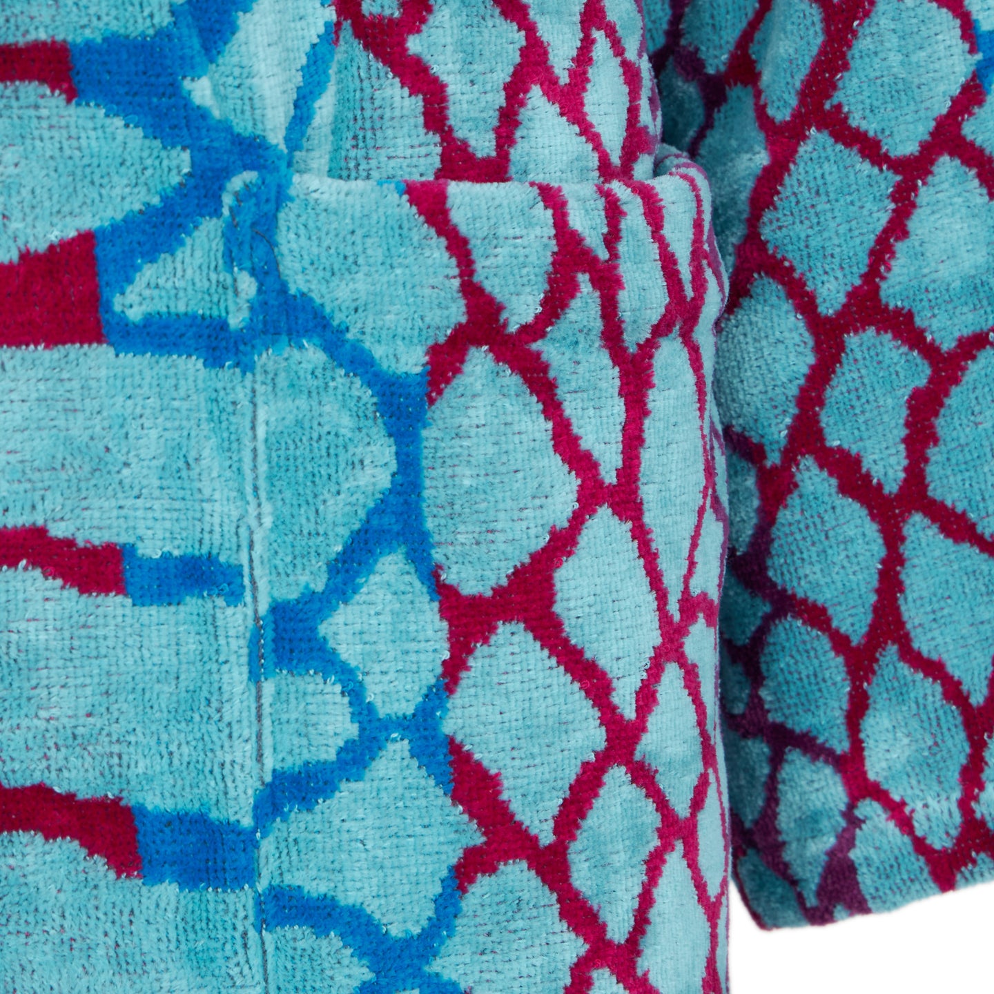 Accappatoio con Cappuccio Carrara Pyton Moderno in Spugna