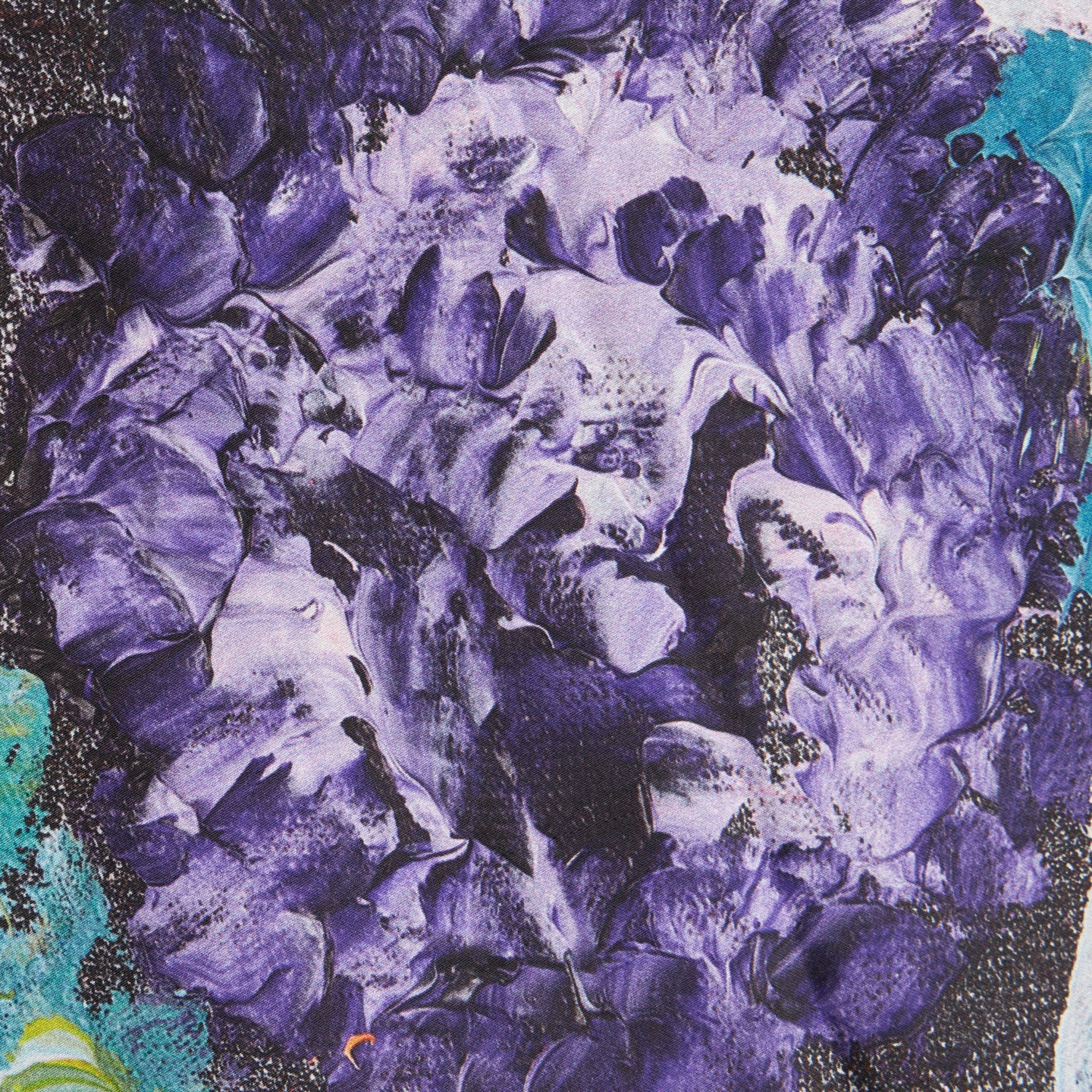 Completo Copripiumino Mirabello Painted garden Floreale in Raso di cotone