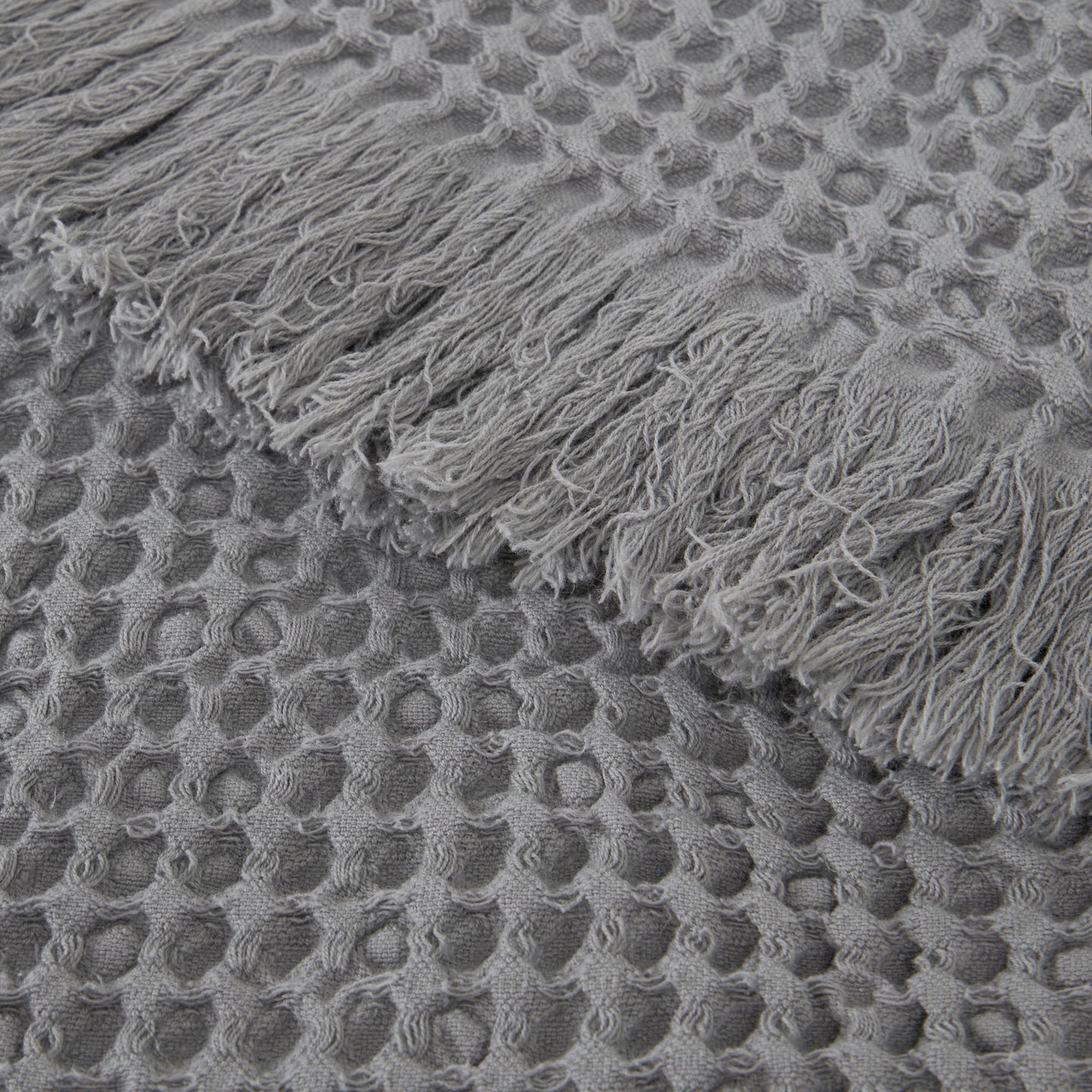 Telo arredo Copridivano in Plaid Grandecor Bellora Stone Tinta Unita in Nido d'ape