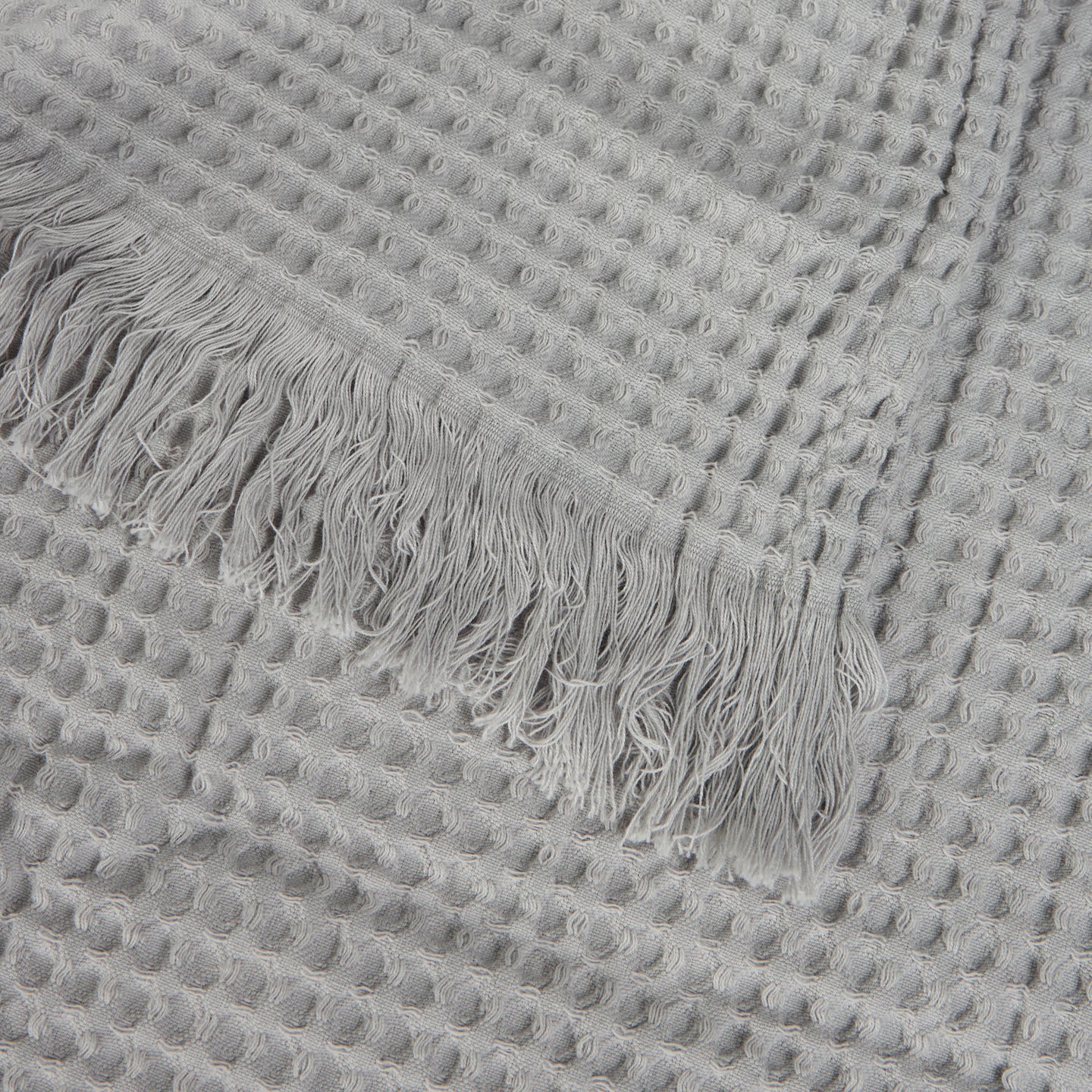 Telo arredo Copridivano in Plaid Grandecor Bellora Stone Tinta Unita in Nido d'ape