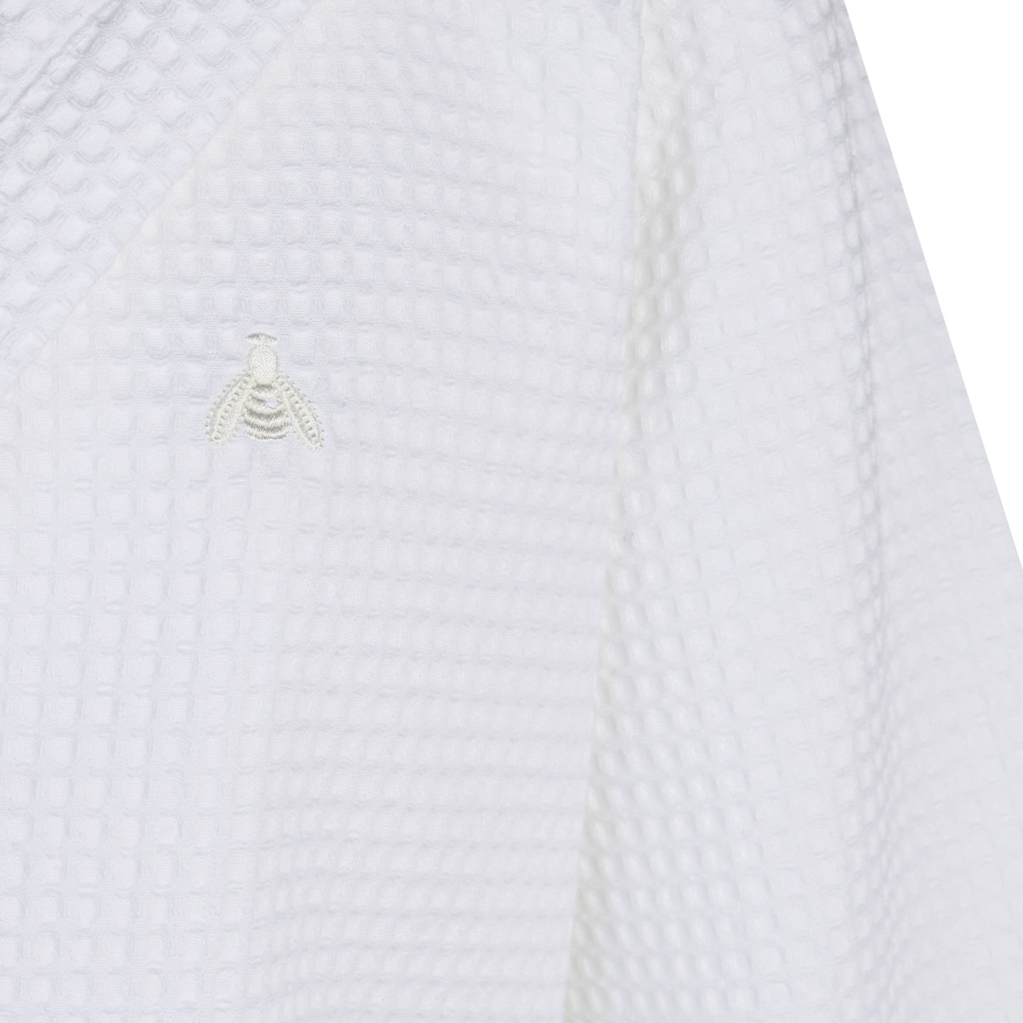 Accappatoio con Cappuccio Bellora Ape Tinta Unita in Nido d'ape