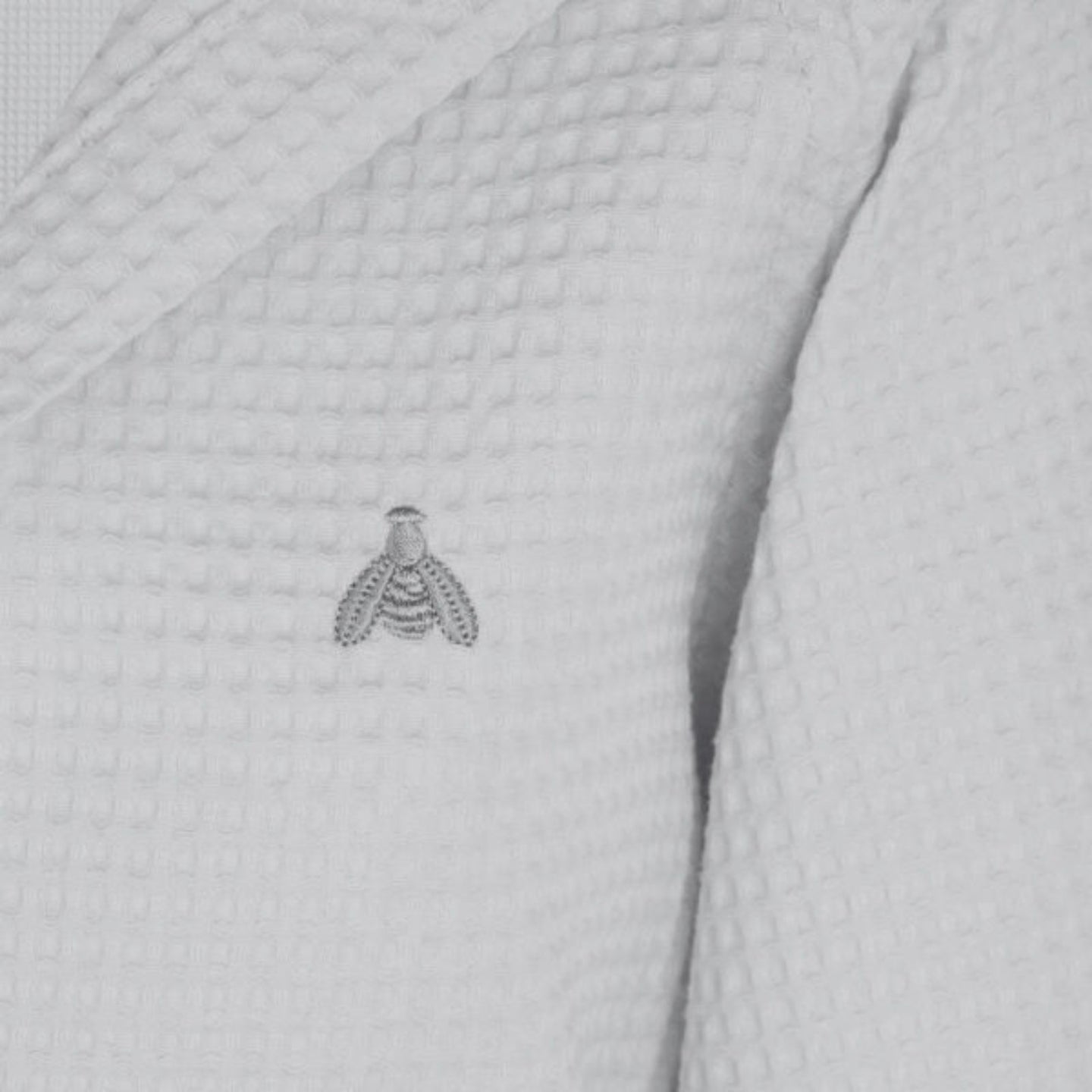 Accappatoio con Cappuccio Bellora Ape Tinta Unita in Nido d'ape