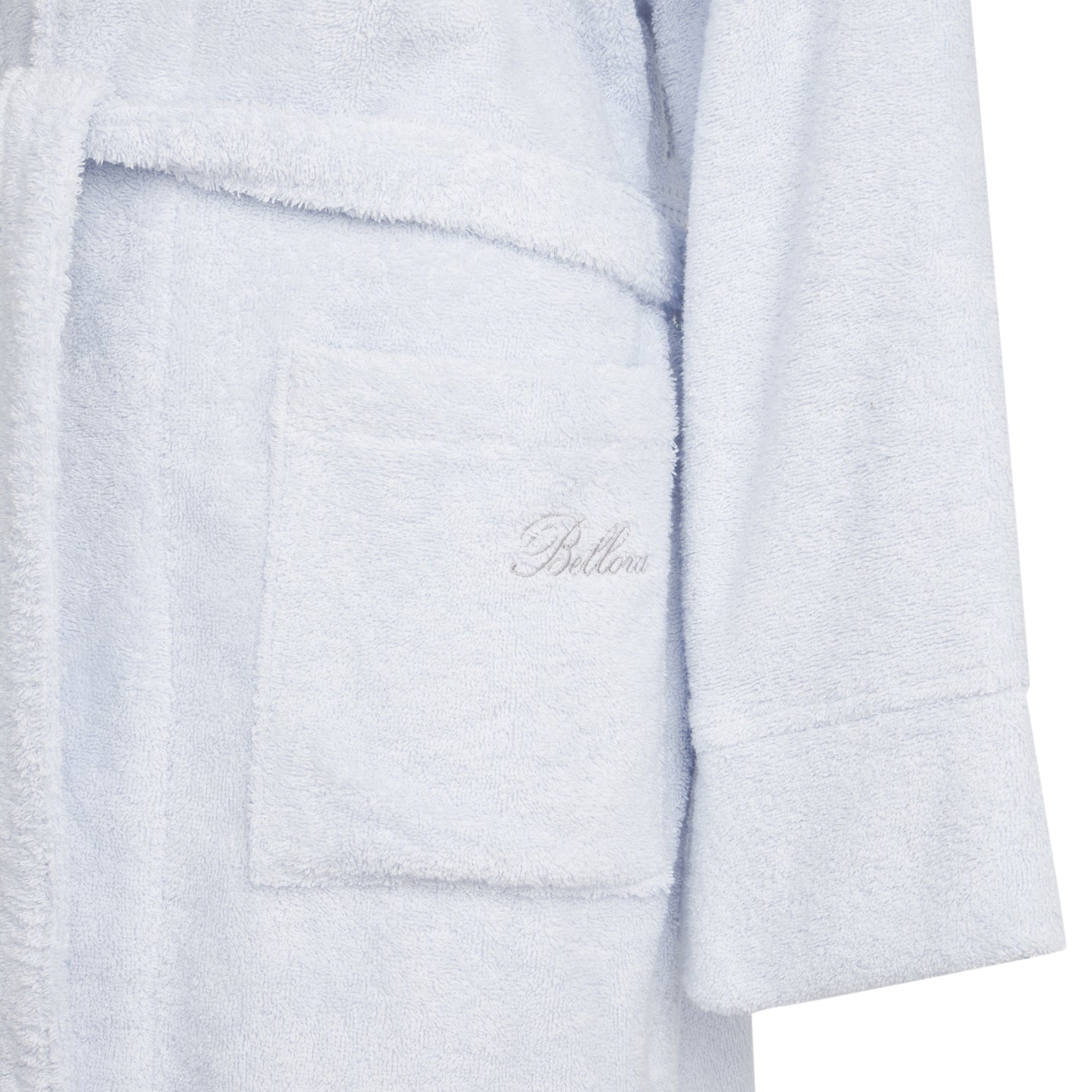 Accappatoio a Scialle Bellora Fiocco Tinta Unita in Spugna