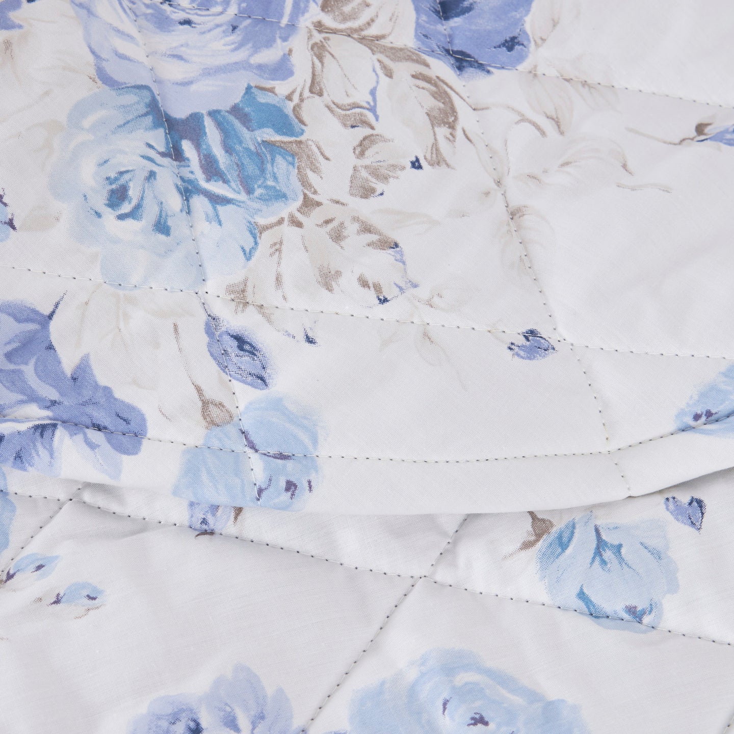 Copriletto Trapuntato Bellora Bouquet Floreale in Percalle