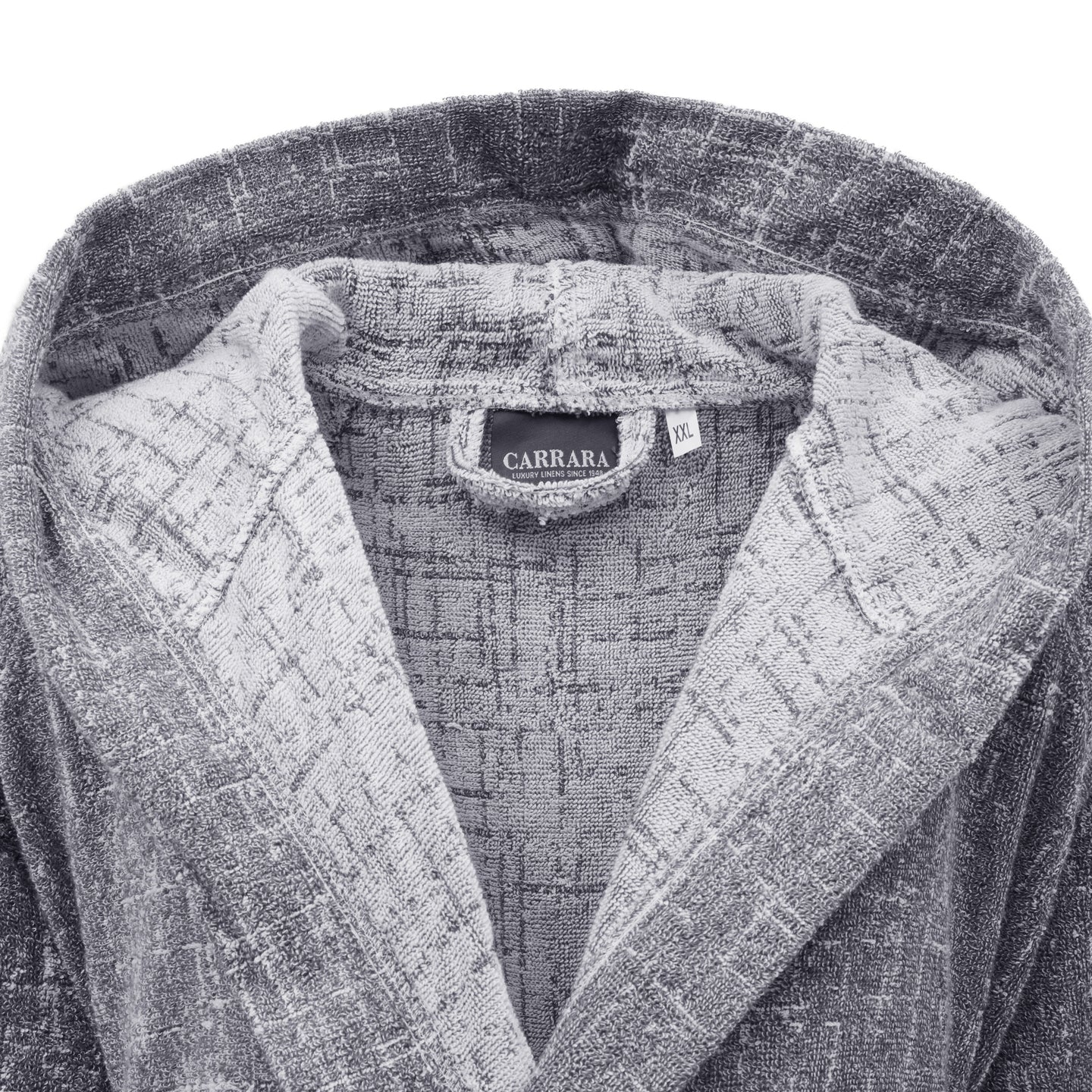 Accappatoio con Cappuccio Carrara Charme Moderno in Spugna