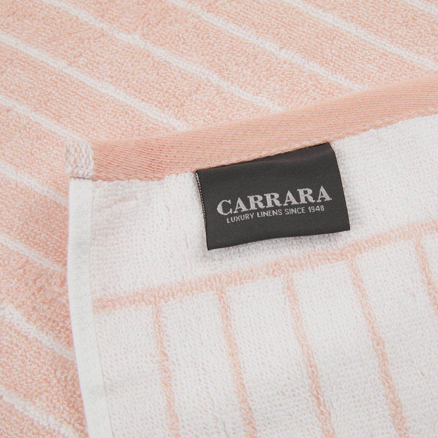 Asciugamano con Ospite Carrara Gessato Moderno in Spugna