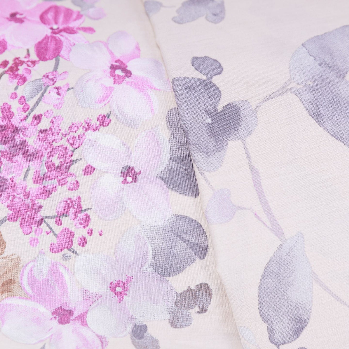 Copripiumino con federe Emporium Soft hydrangea Floreale in Percalle