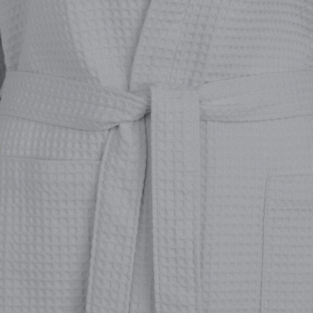 Accappatoio con Cappuccio Bellora Ape Tinta Unita in Nido d'ape