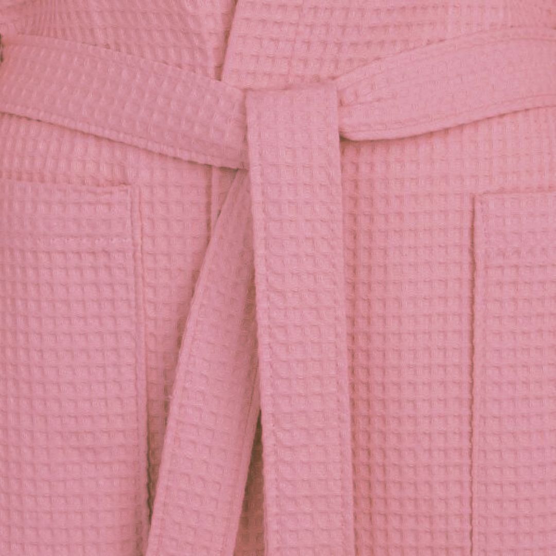 Accappatoio con Cappuccio Bellora Ape Tinta Unita in Nido d'ape