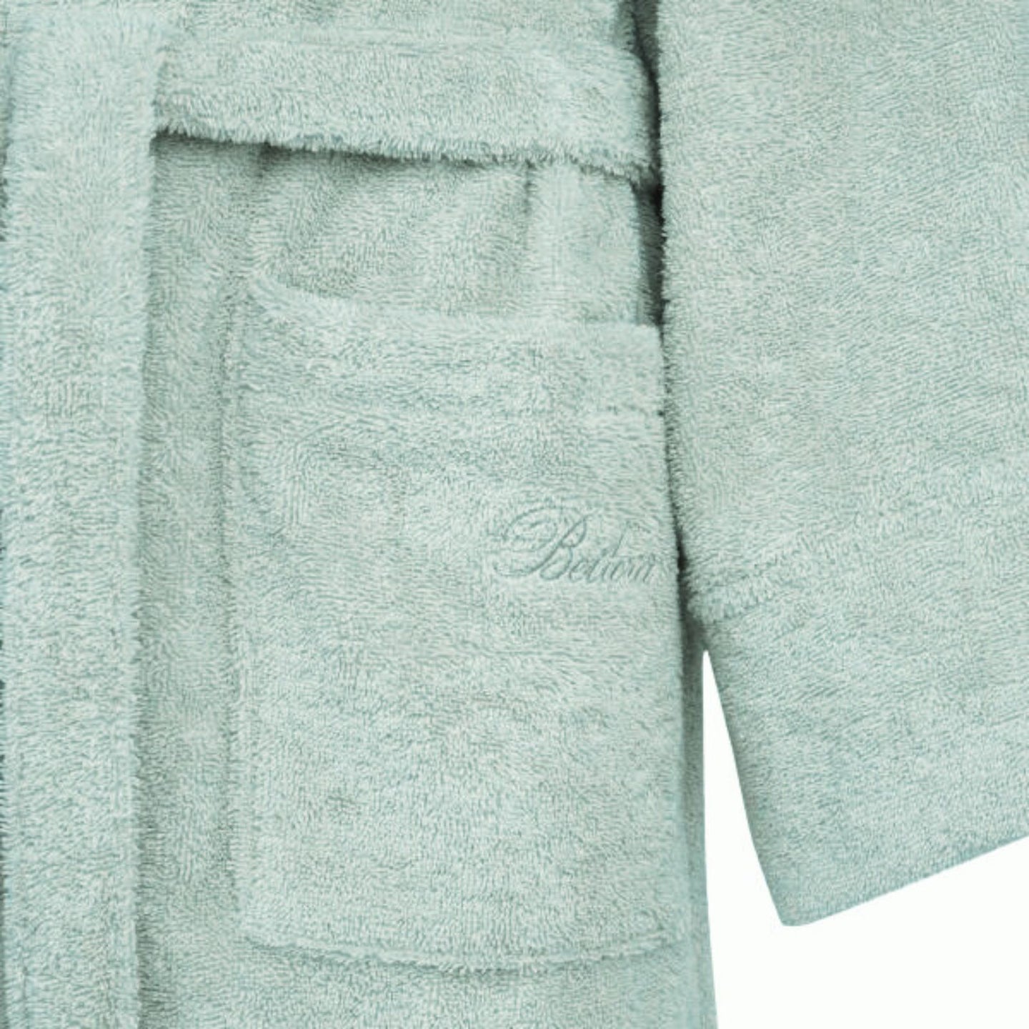 Accappatoio Scialle Bellora Continuat. Fiocco Tinta Unita in Spugna