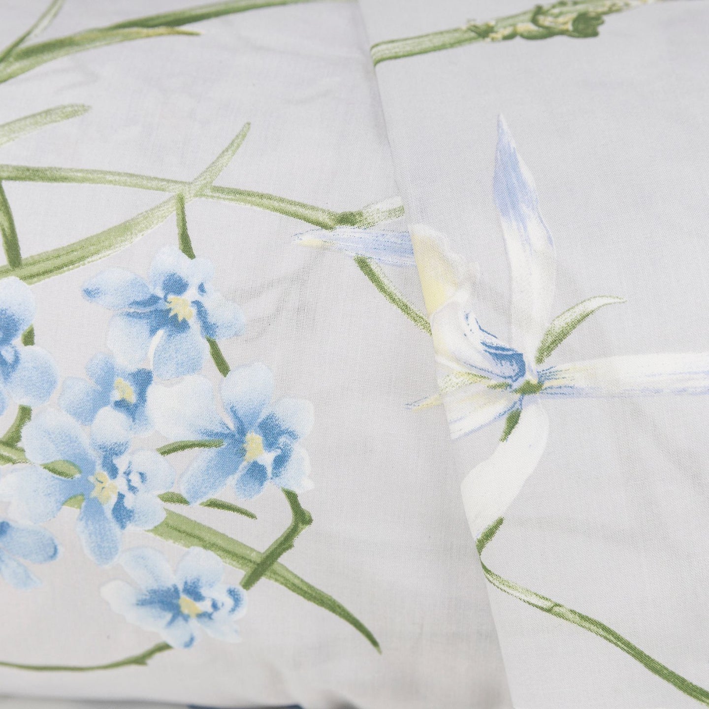 Completo Copripiumino Emporium Orchidee Floreale in Percalle