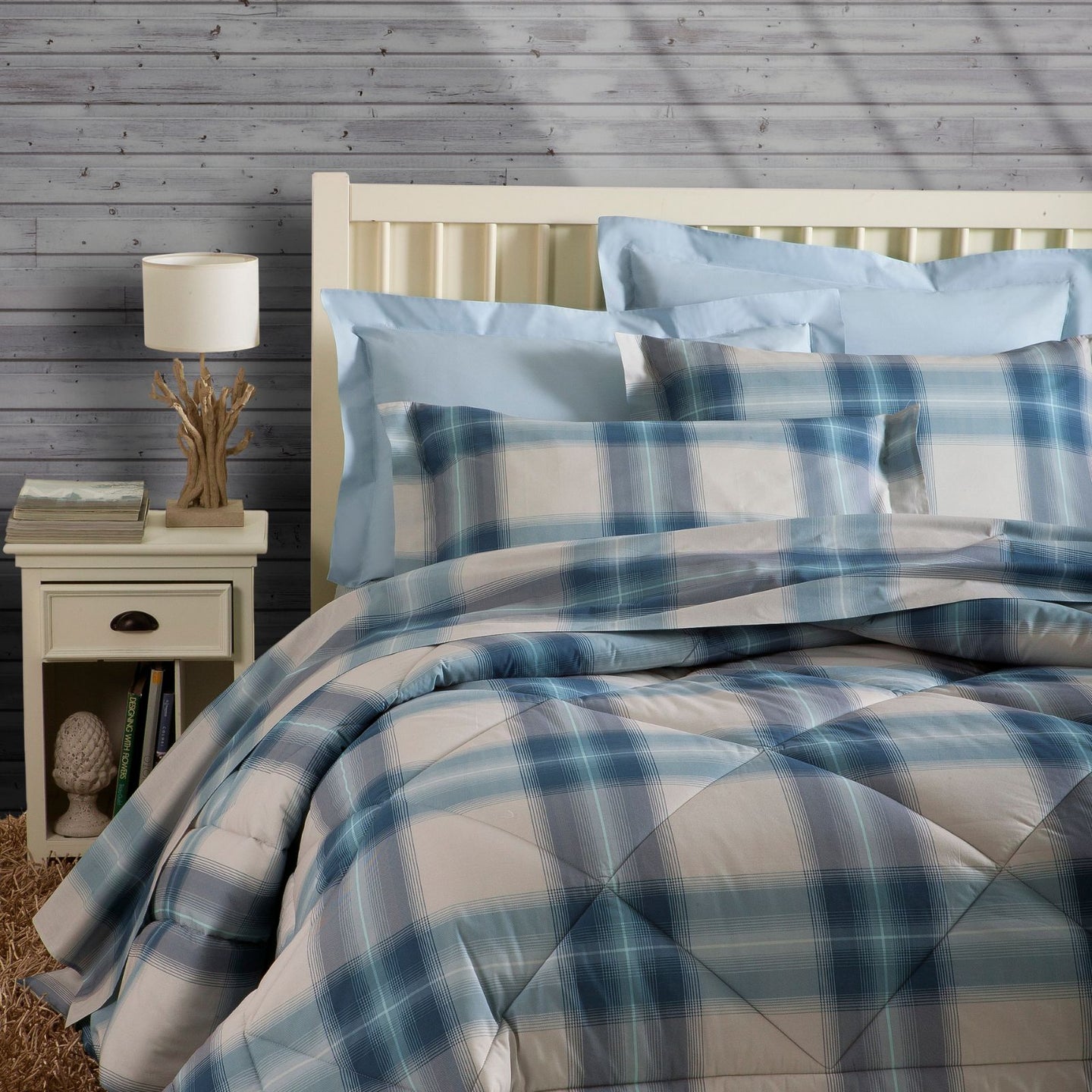 Completo Lenzuola Emporium Zermatt Geometrico in Percalle