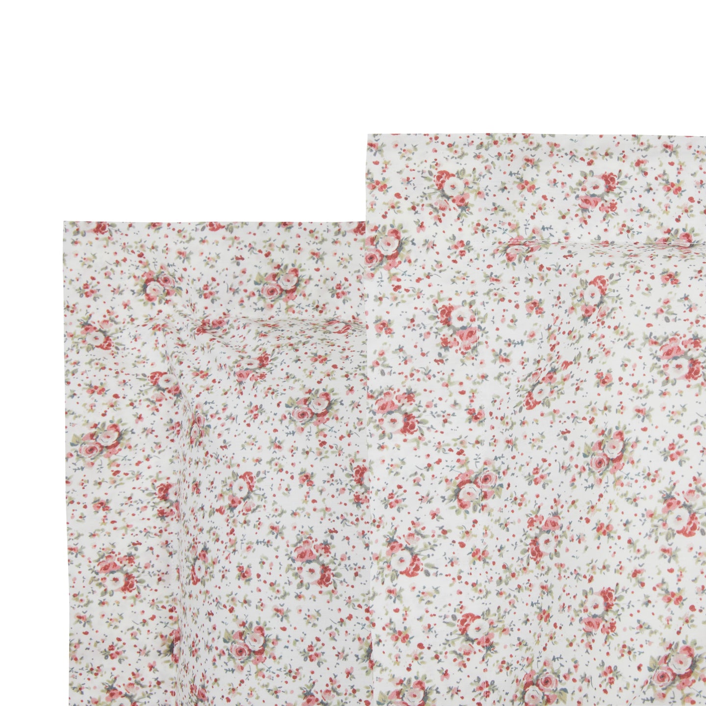 Completo Lenzuola Mirabello Luisiana Petite-bouquet Floreale in Percalle