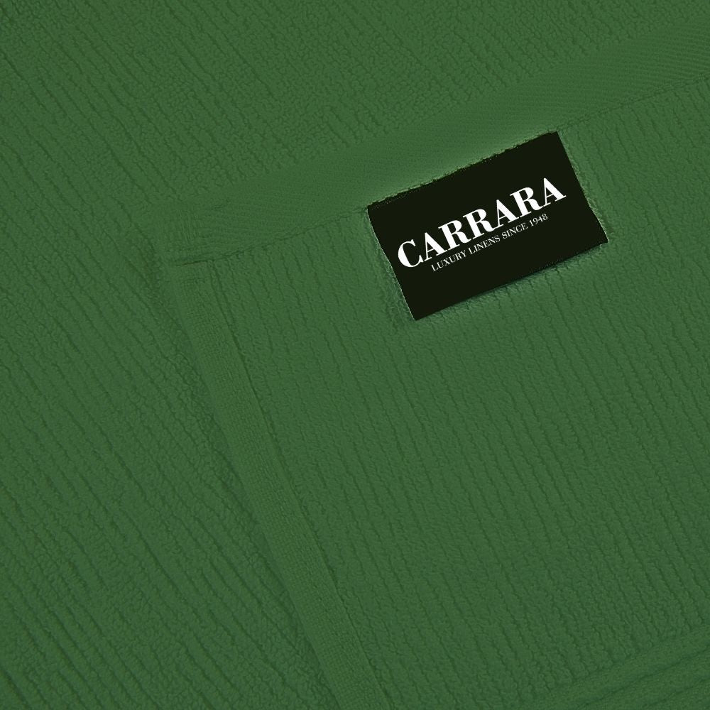 Asciugamano con Ospite Carrara Fyber Stripes Tinta Unita in Spugna