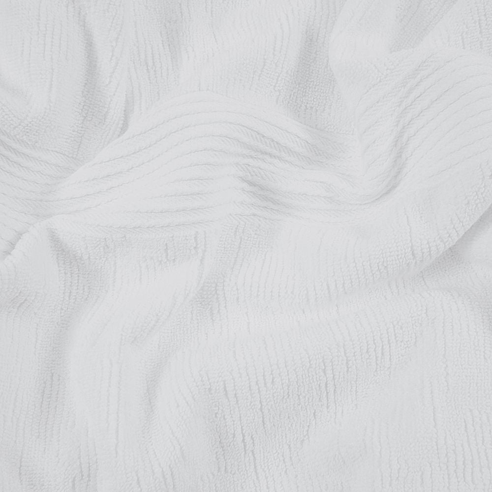 Telo Bagno Carrara Fyber Stripes Tinta Unita in Cotone