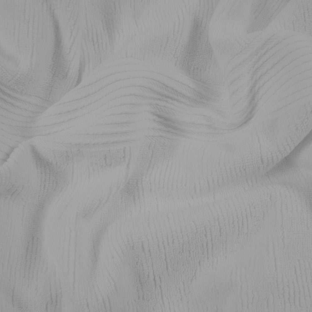 Telo Bagno Carrara Fyber Stripes Tinta Unita in Cotone