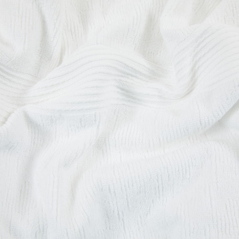 Telo Bagno Carrara Fyber Stripes Tinta Unita in Cotone