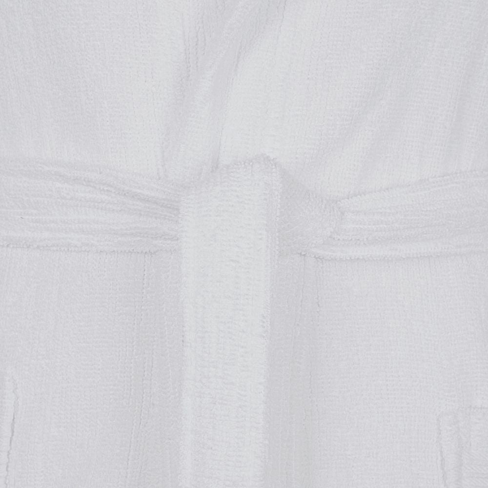 Accappatoio con Cappuccio Carrara Fyber Stripes Moderno in Spugna