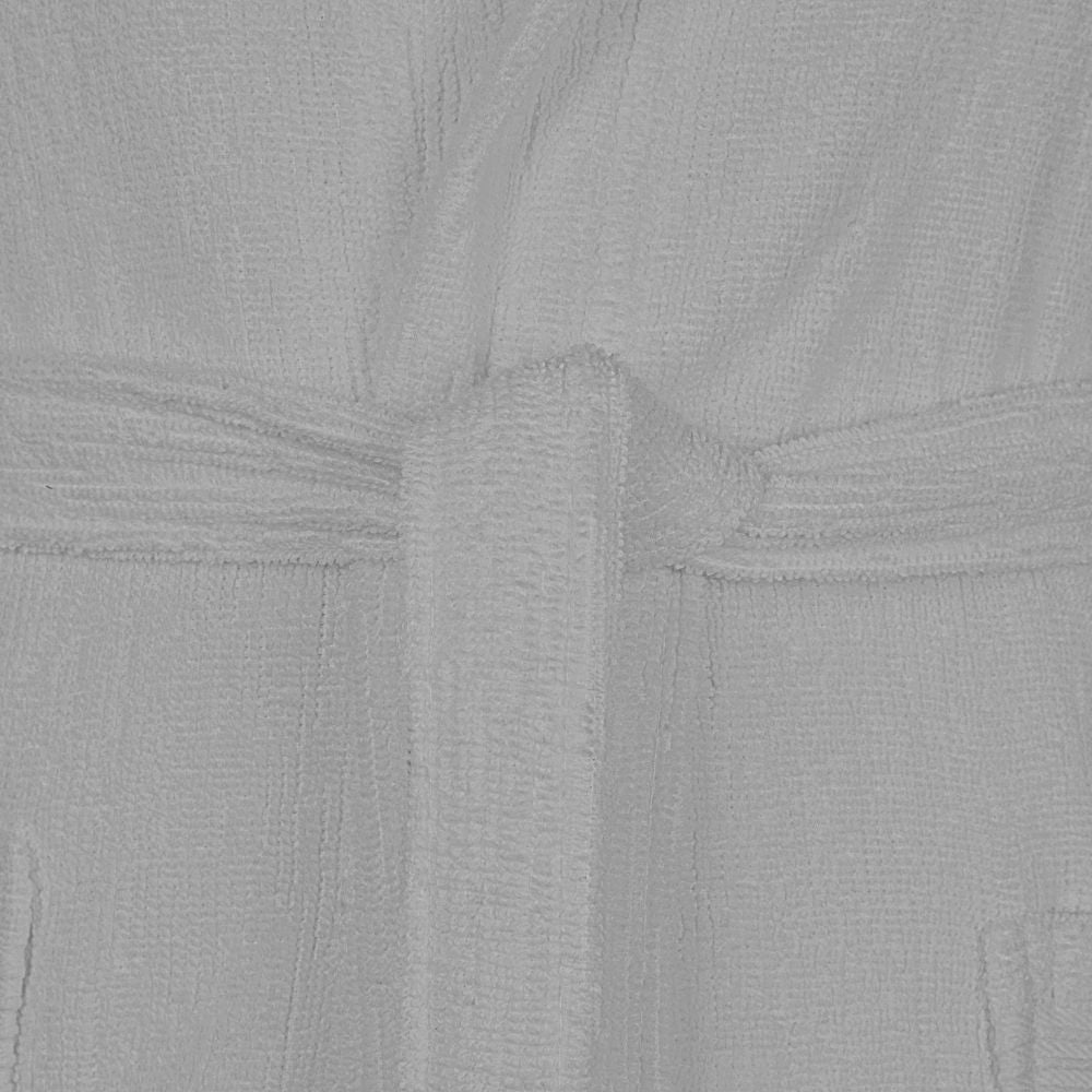 Accappatoio con Cappuccio Carrara Fyber Stripes Moderno in Spugna