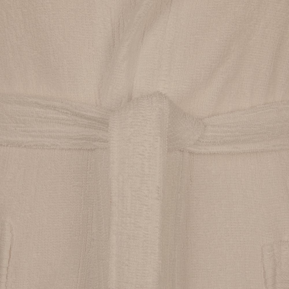 Accappatoio con Cappuccio Carrara Fyber Stripes Moderno in Spugna