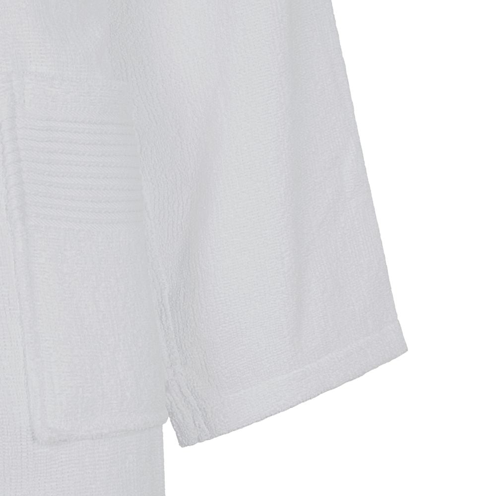 Accappatoio con Cappuccio Carrara Fyber Stripes Moderno in Spugna