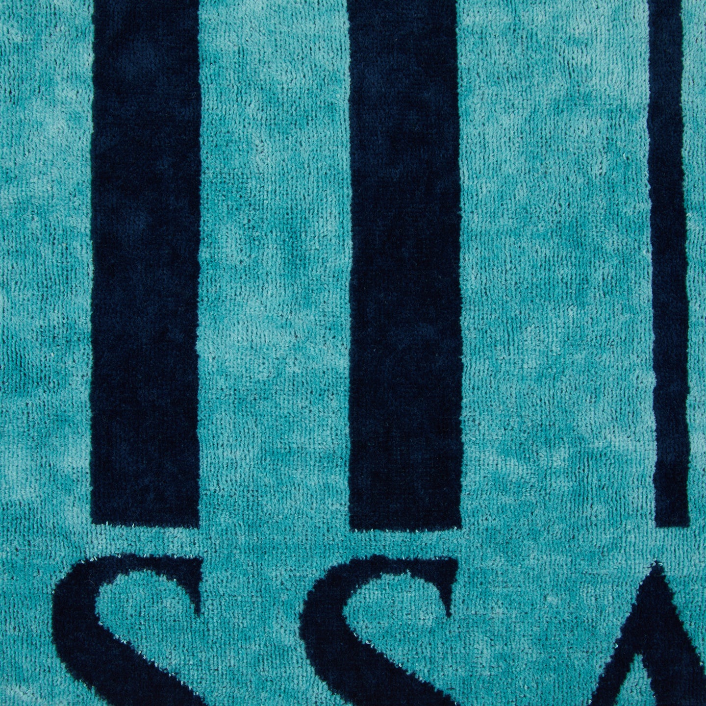 Telo mare Trussardi Logo line Moderno in Spugna