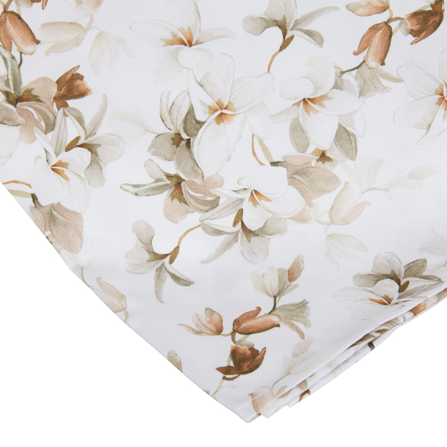 Completo Lenzuola Mirabello Arbor Floreale in Raso di cotone