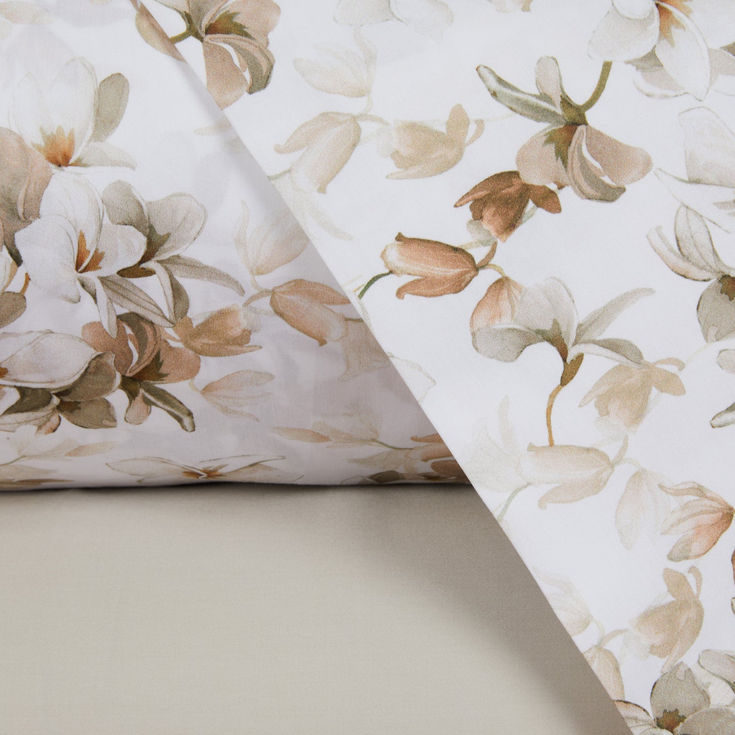 Completo Lenzuola Mirabello Arbor Floreale in Raso di cotone