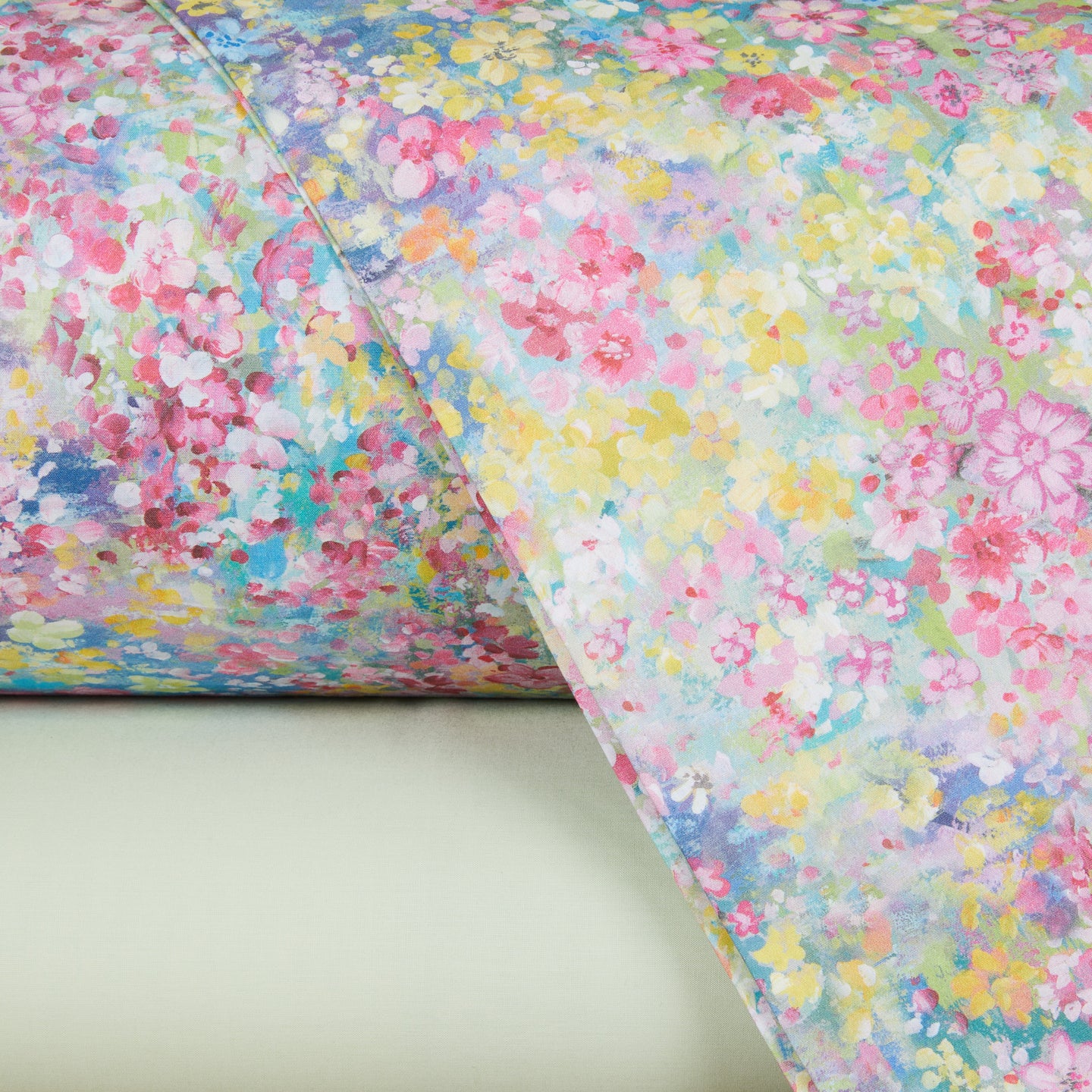 Completo Lenzuola Mirabello Magic Floreale in Percalle