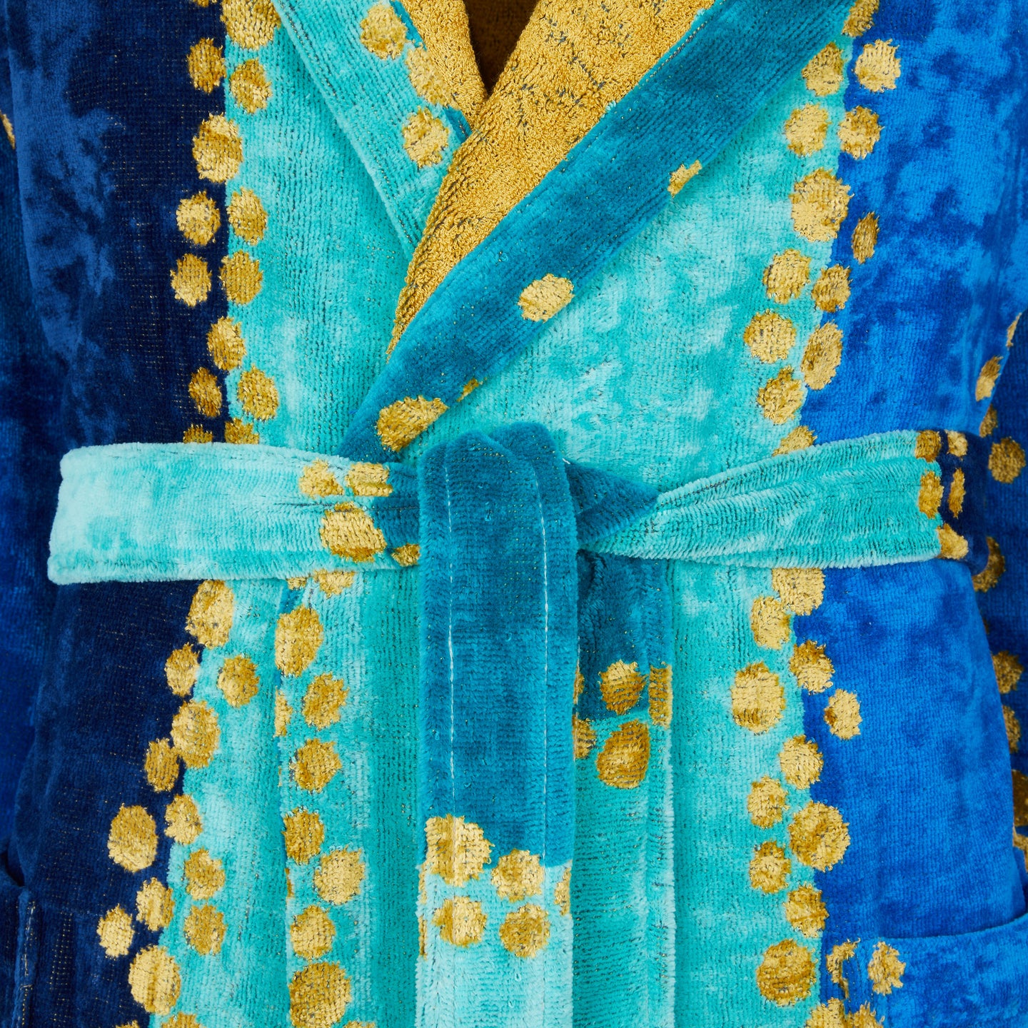 Accappatoio con Cappuccio Carrara Madagascar Moderno in Spugna