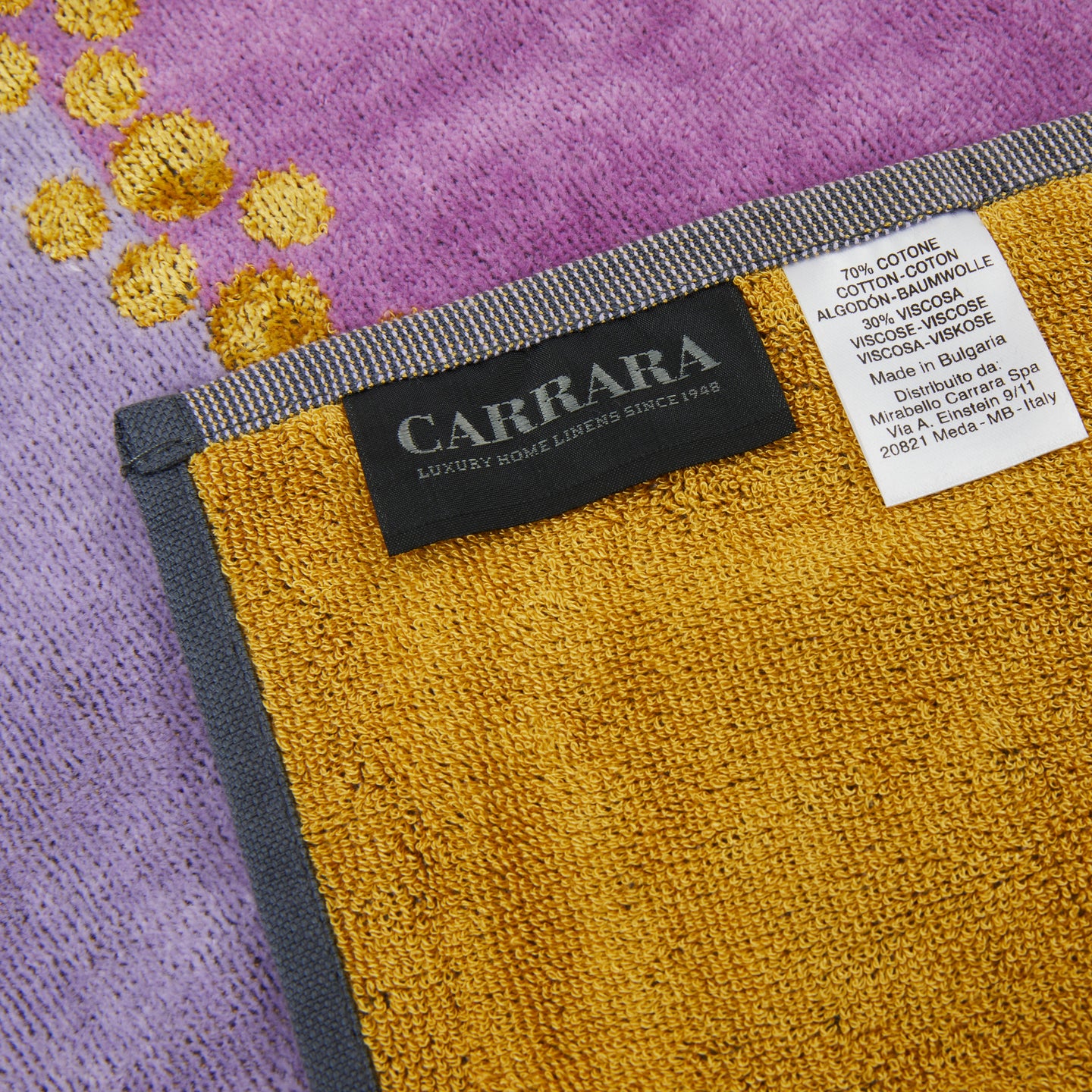 Telo mare Carrara Madagascar Moderno in Spugna