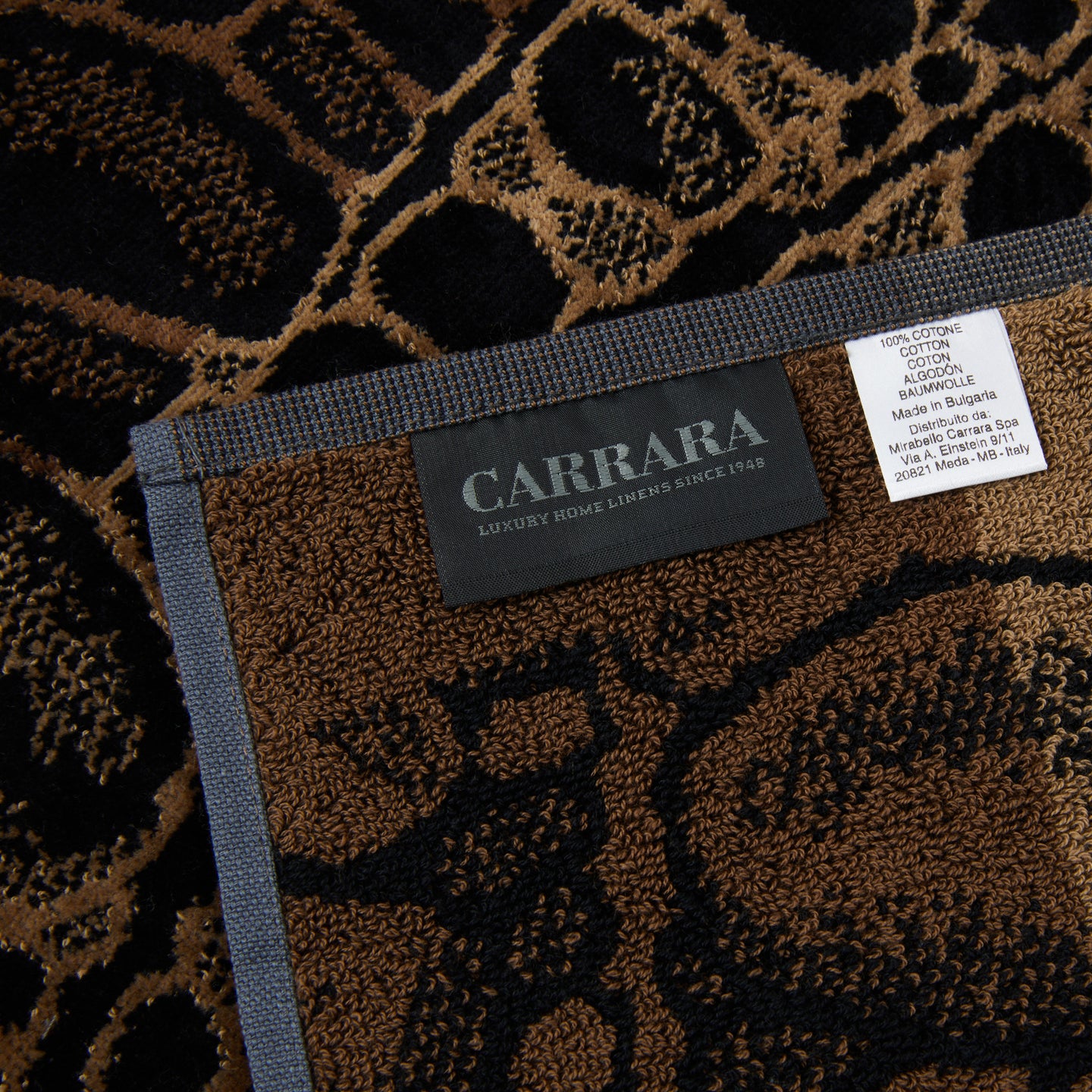 Asciugamano con Ospite Carrara Ocean Moderno in Spugna