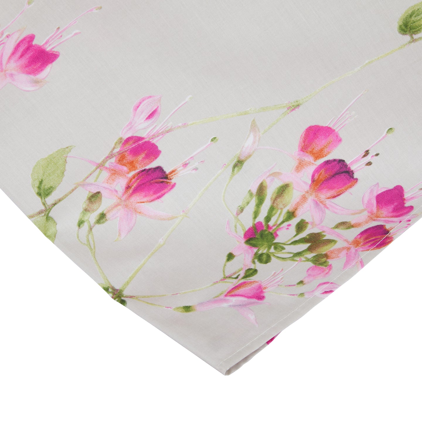 Completo Lenzuola Emporium Fuchsia Floreale in Percalle