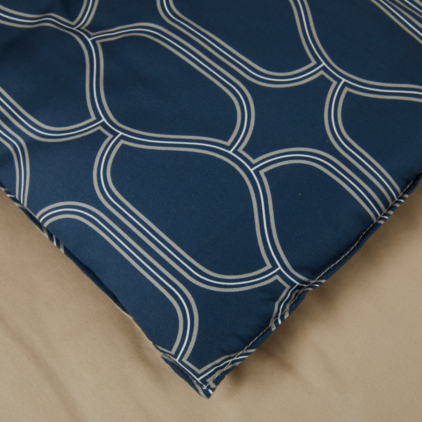 Trapunta Trussardi Bloom Geometrico in Raso di cotone