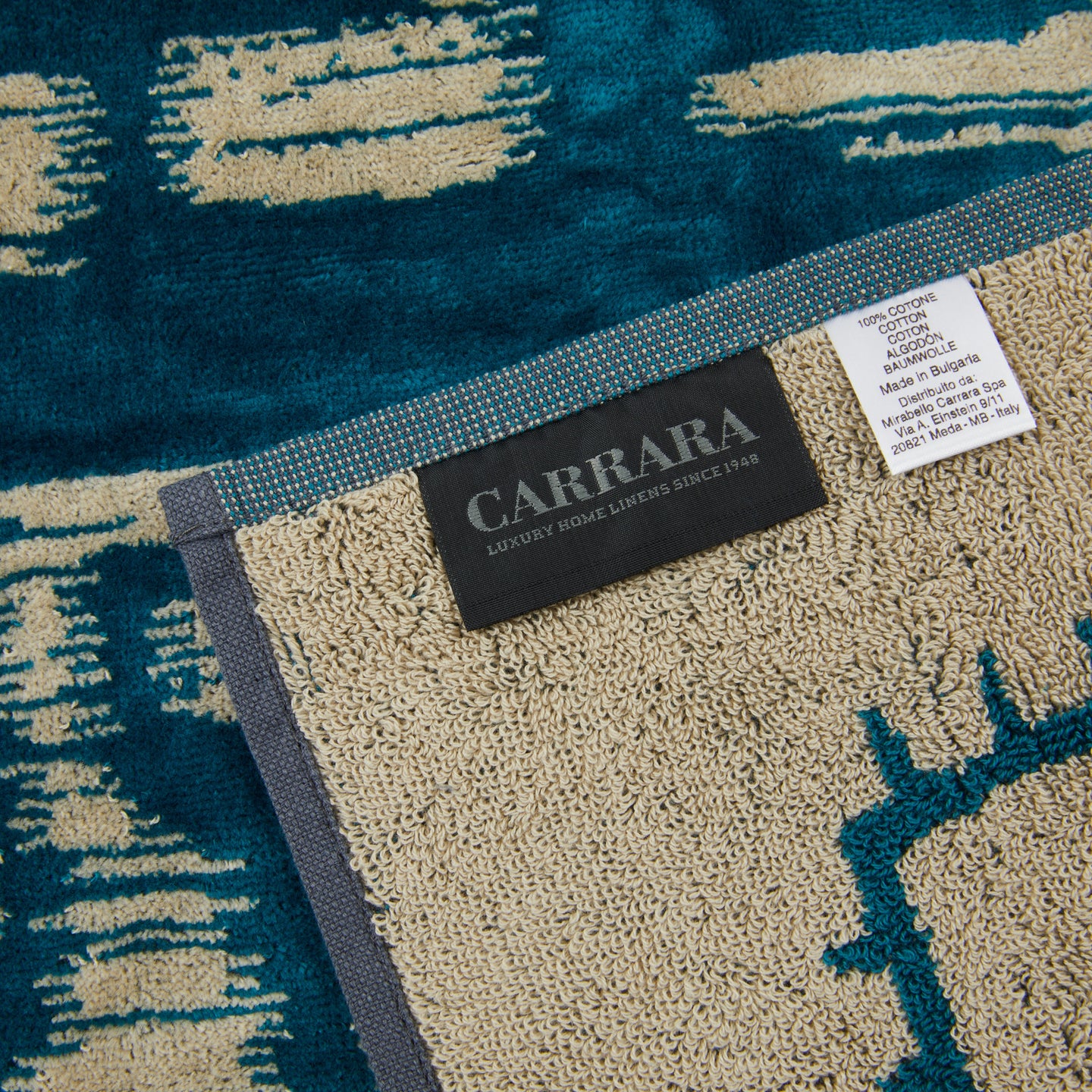 Asciugamano con Ospite Carrara Gazi Moderno in Spugna