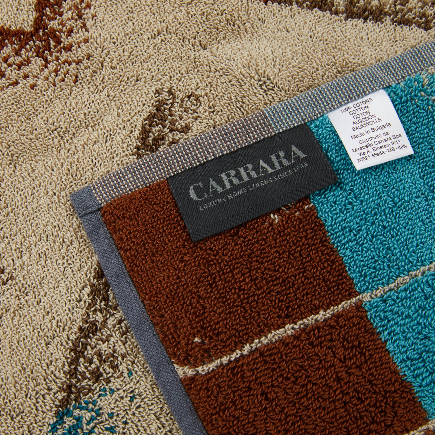 Asciugamano con Ospite Carrara Kanzi Moderno in Spugna