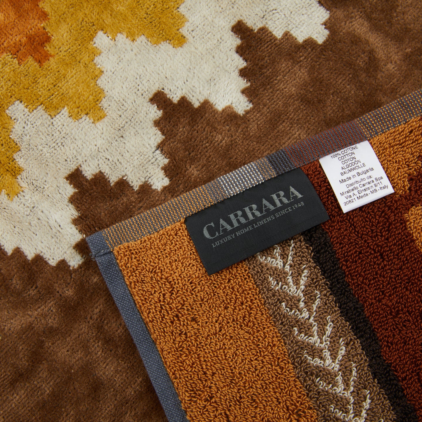 Asciugamano con Ospite Carrara Oseye Moderno in Spugna