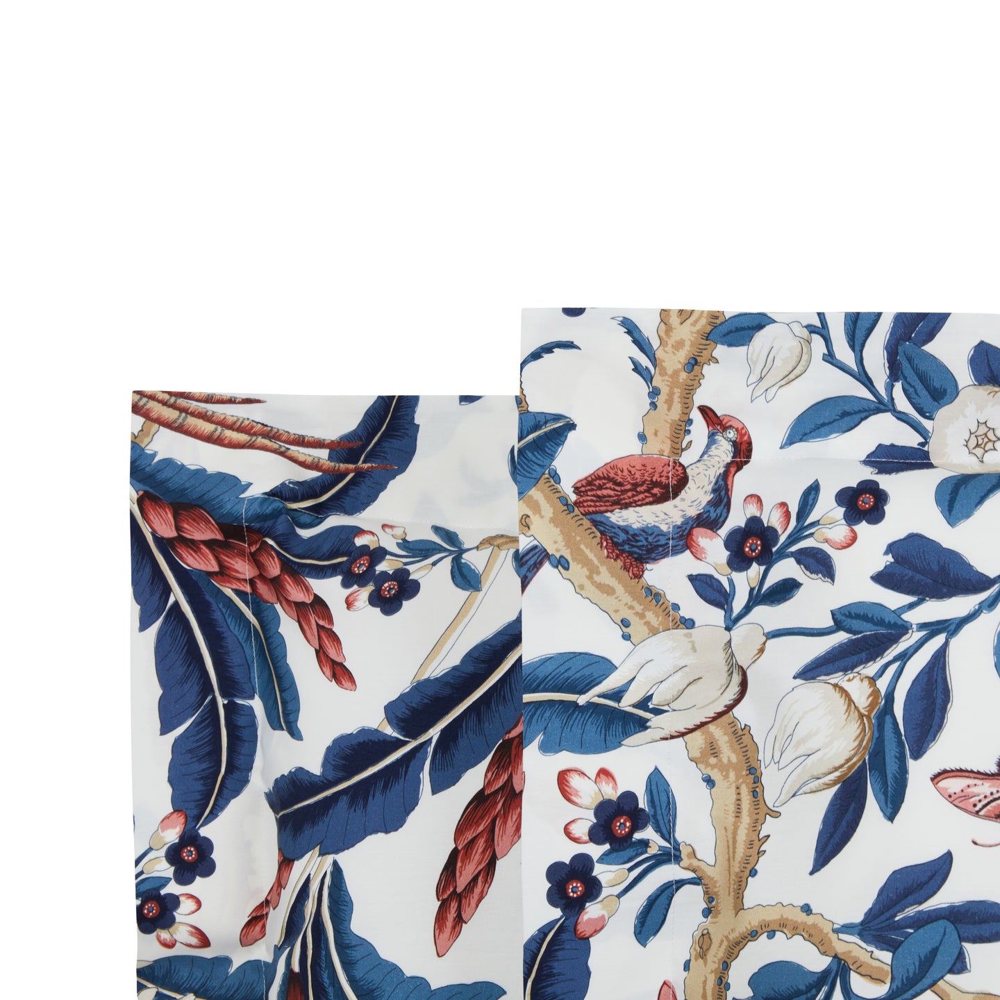 Completo Lenzuola Mirabello Paradise's bird Moderno in Percalle