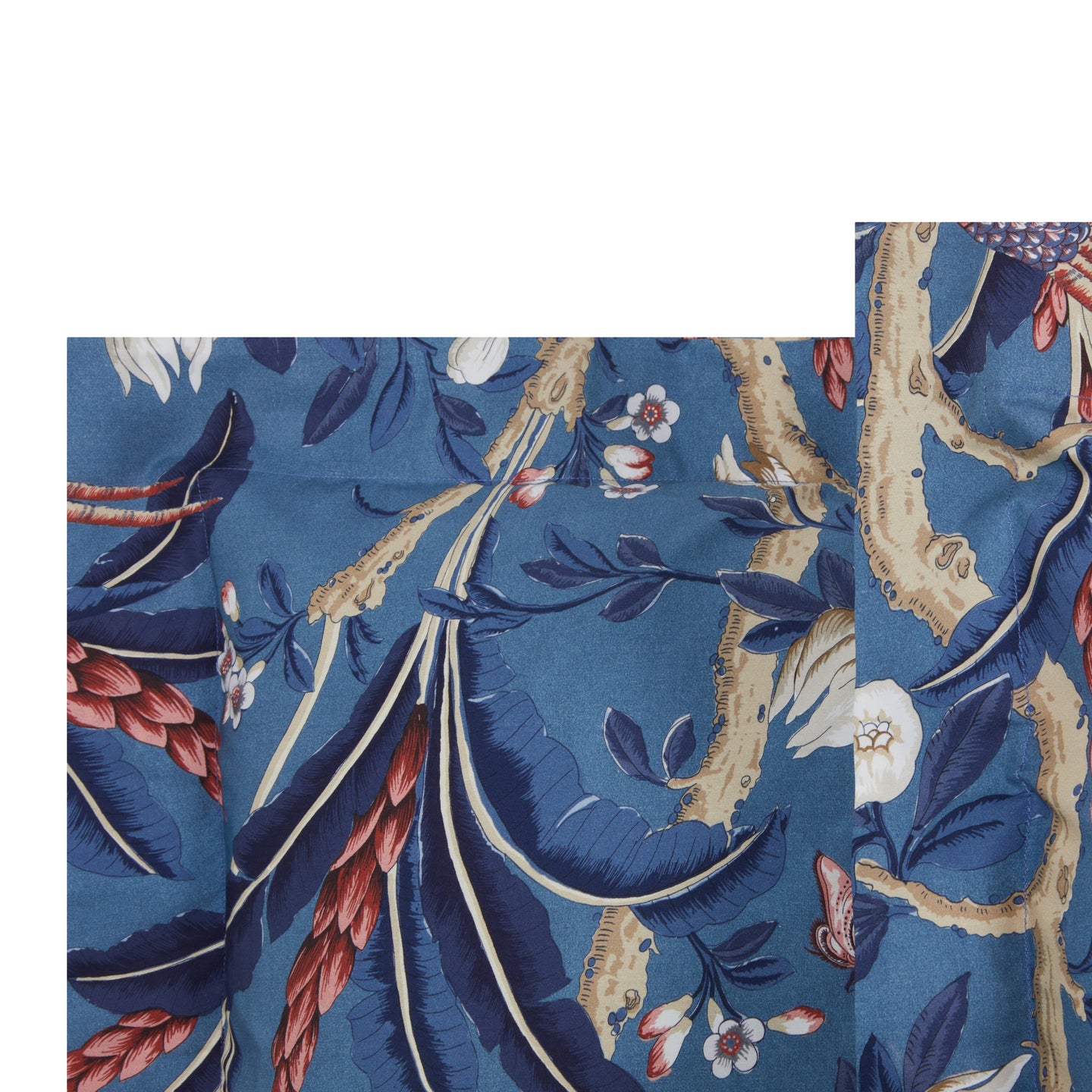 Completo Lenzuola Mirabello Paradise's bird Moderno in Percalle