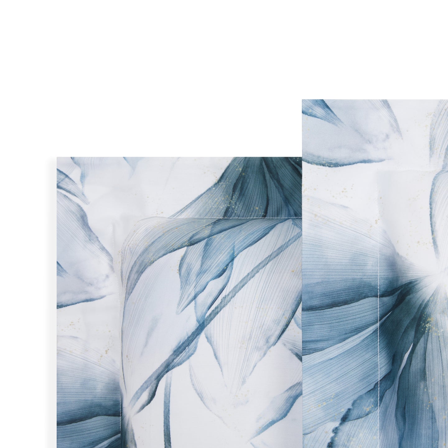 Completo Lenzuola Mirabello Abstract flower Floreale in Raso di cotone