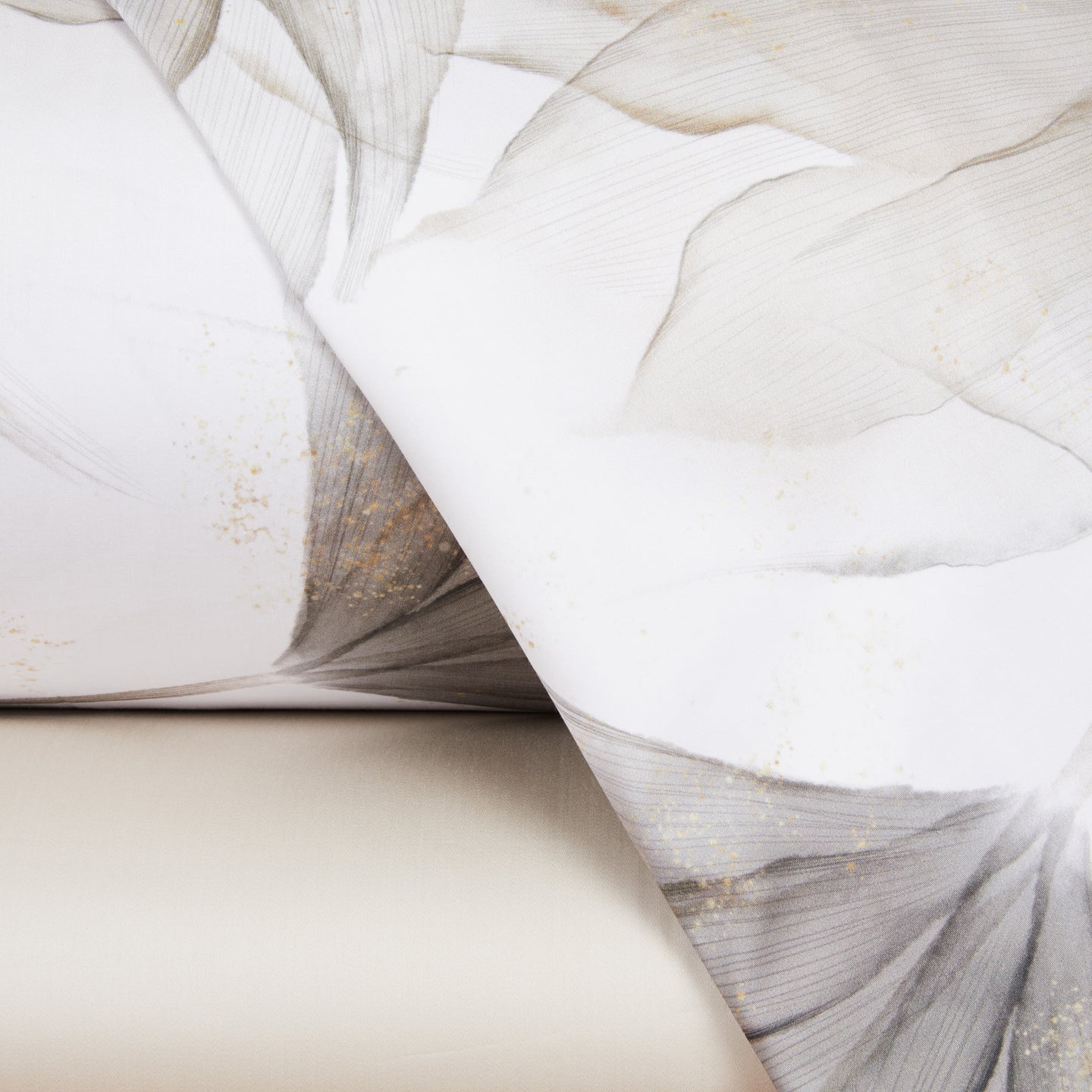 Completo Lenzuola Mirabello Abstract flower Floreale in Raso di cotone