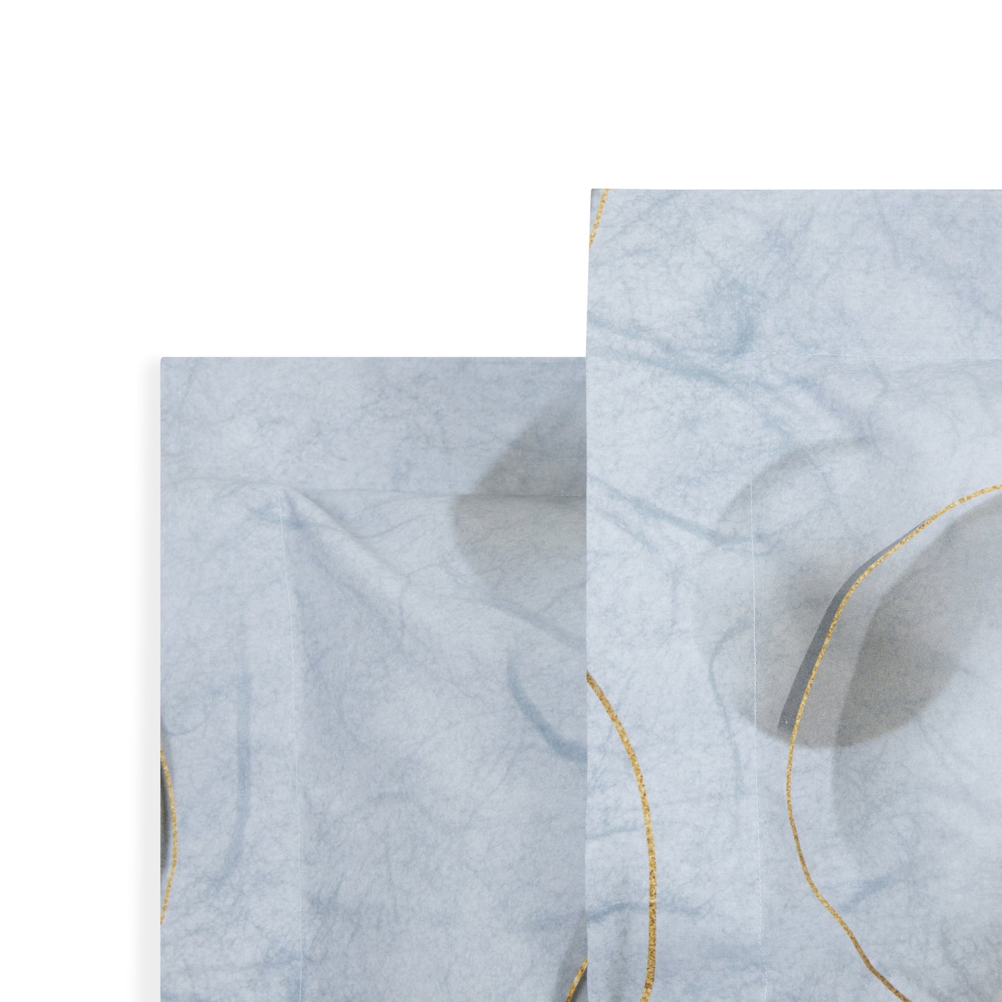 Completo Lenzuola Carrara Paper Moderno in Percalle