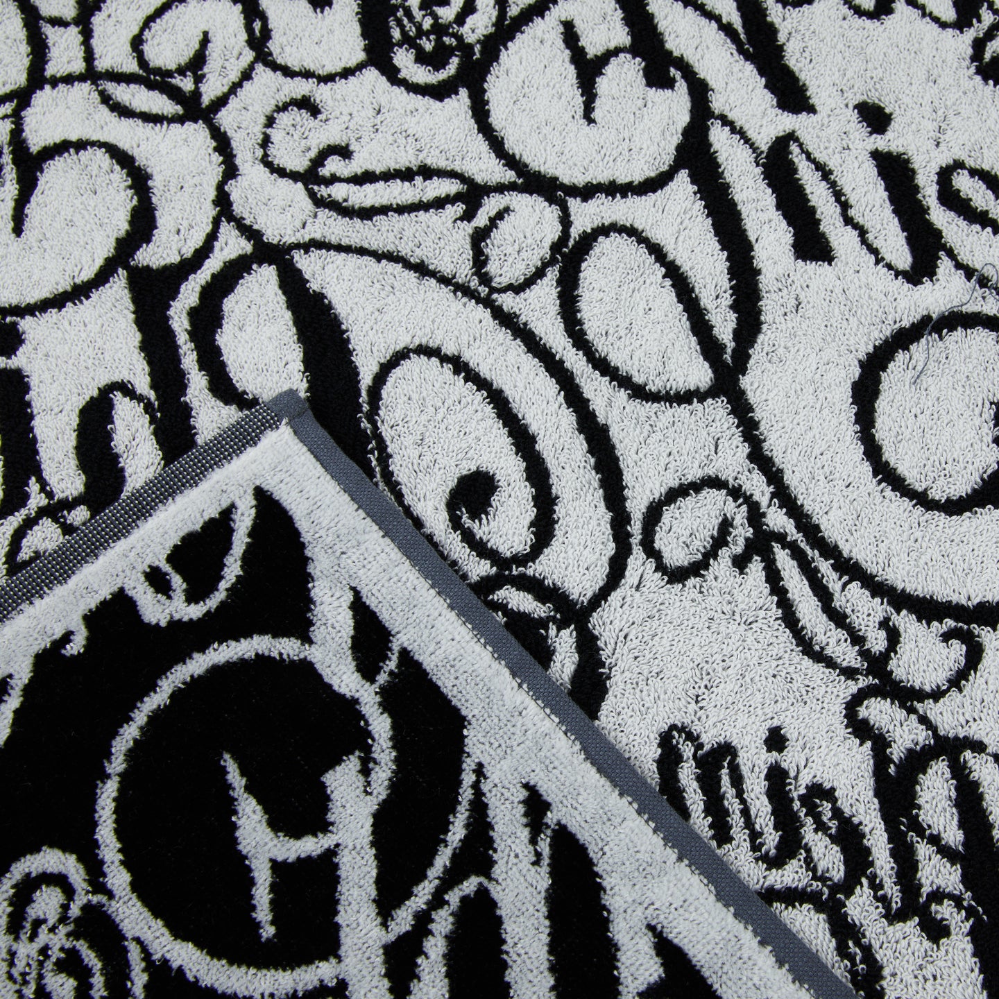 Telo Bagno Philipp Plein Script Moderno in Spugna